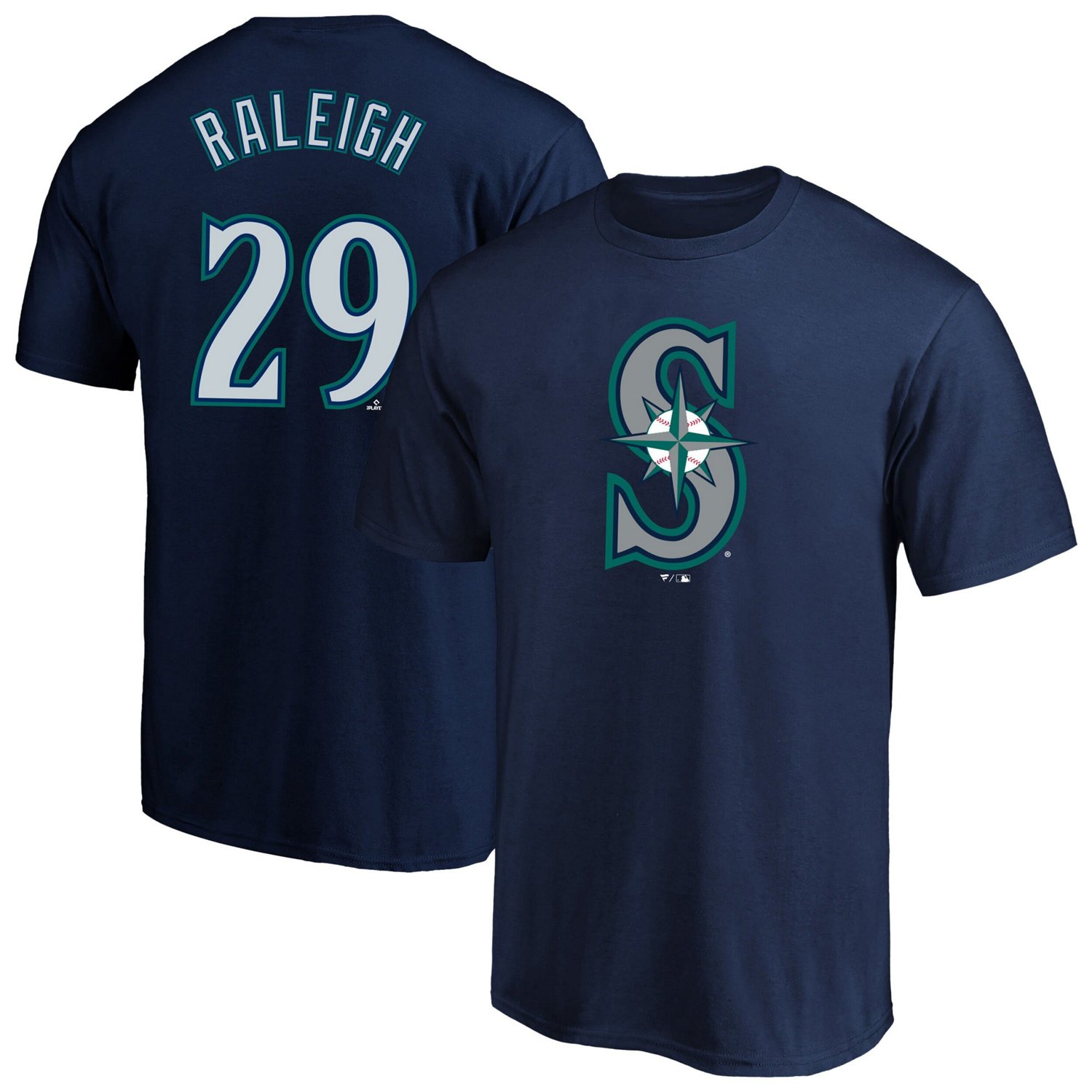 Fanatics Cal Raleigh Seattle Mariners Big  Tall Name  Number T-Shirt