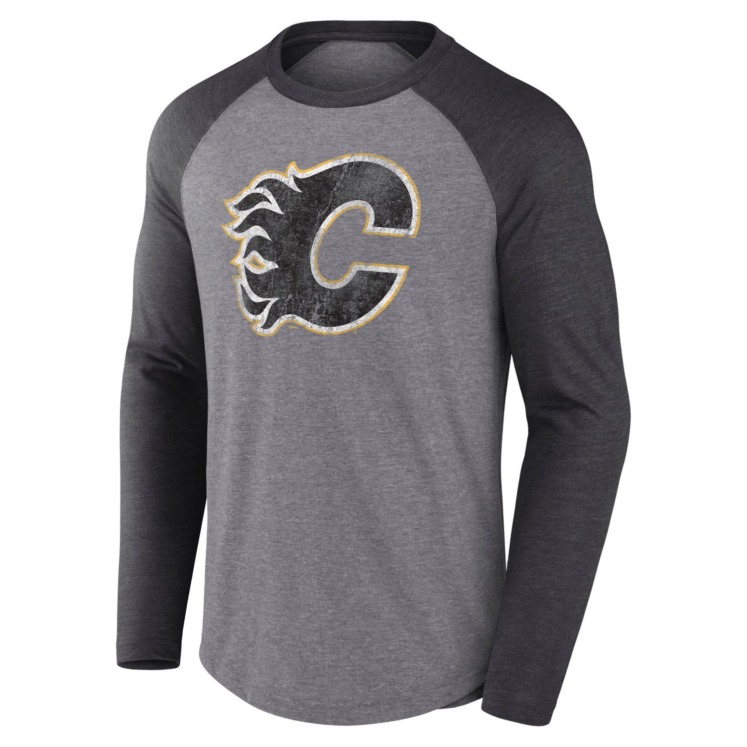Fanatics Calgary Flames Special Edition Long Sleeve Tri-Blend Raglan T-Shirt                                                     - view number 2