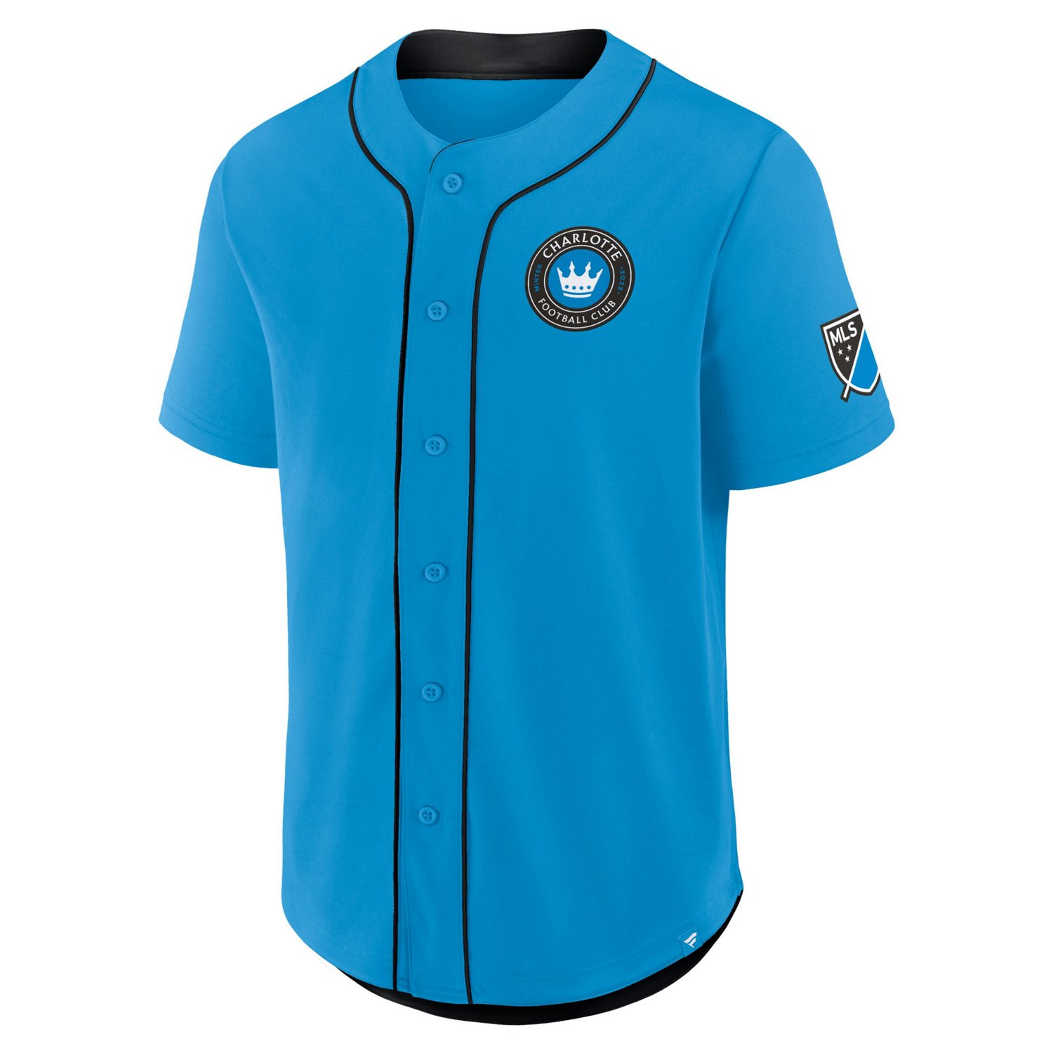Fanatics Charlotte FC Injury Time Baseball Jersey                                                                                - view number 2
