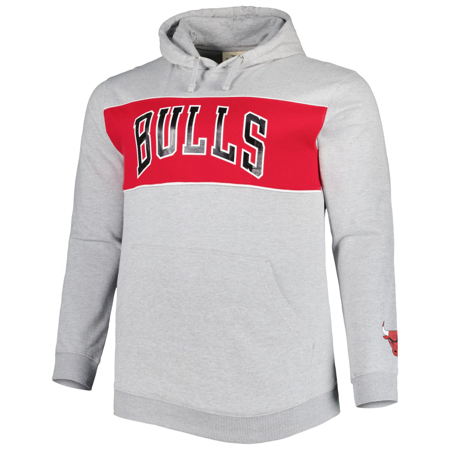 Fanatics Chicago Bulls Big  Tall Wordmark Pullover Hoodie
