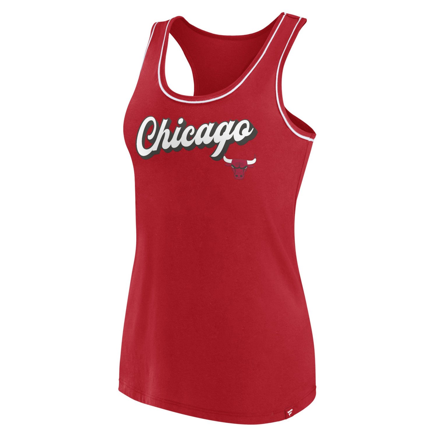 Fanatics Chicago Bulls Wordmark Logo Racerback Tank Top                                                                          - view number 2