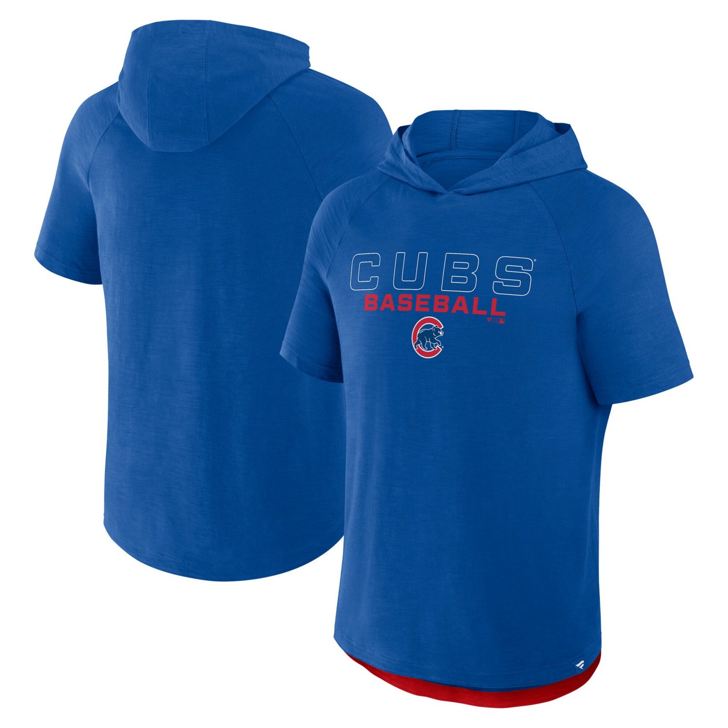 Fanatics Chicago Cubs Clubhouse Optimal Play Raglan Hoodie T-Shirt - view number 1