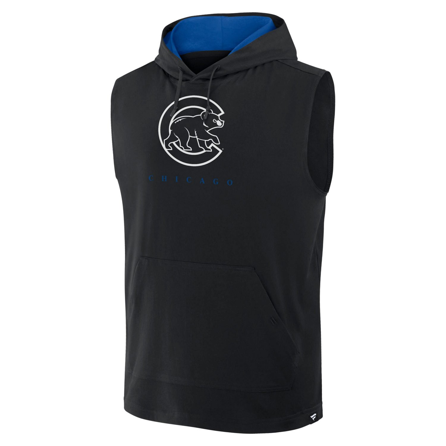 Fanatics Chicago Cubs Fire Speed Sleeveless Pullover Hoodie - view number 2