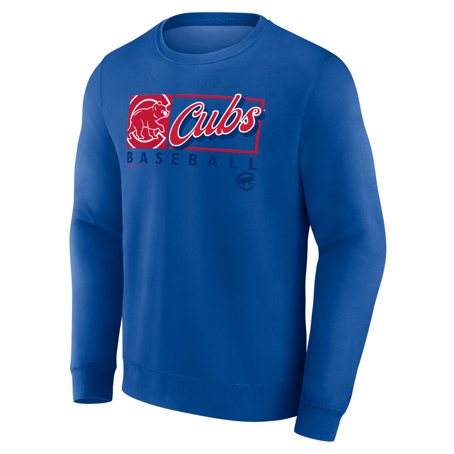 Fanatics Chicago Cubs Focus Fleece Pullover Sweatshirt