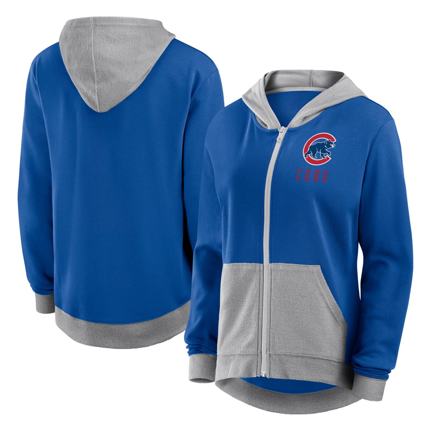 Fanatics Chicago Cubs Hit It French Terry Full-Zip Hoodie