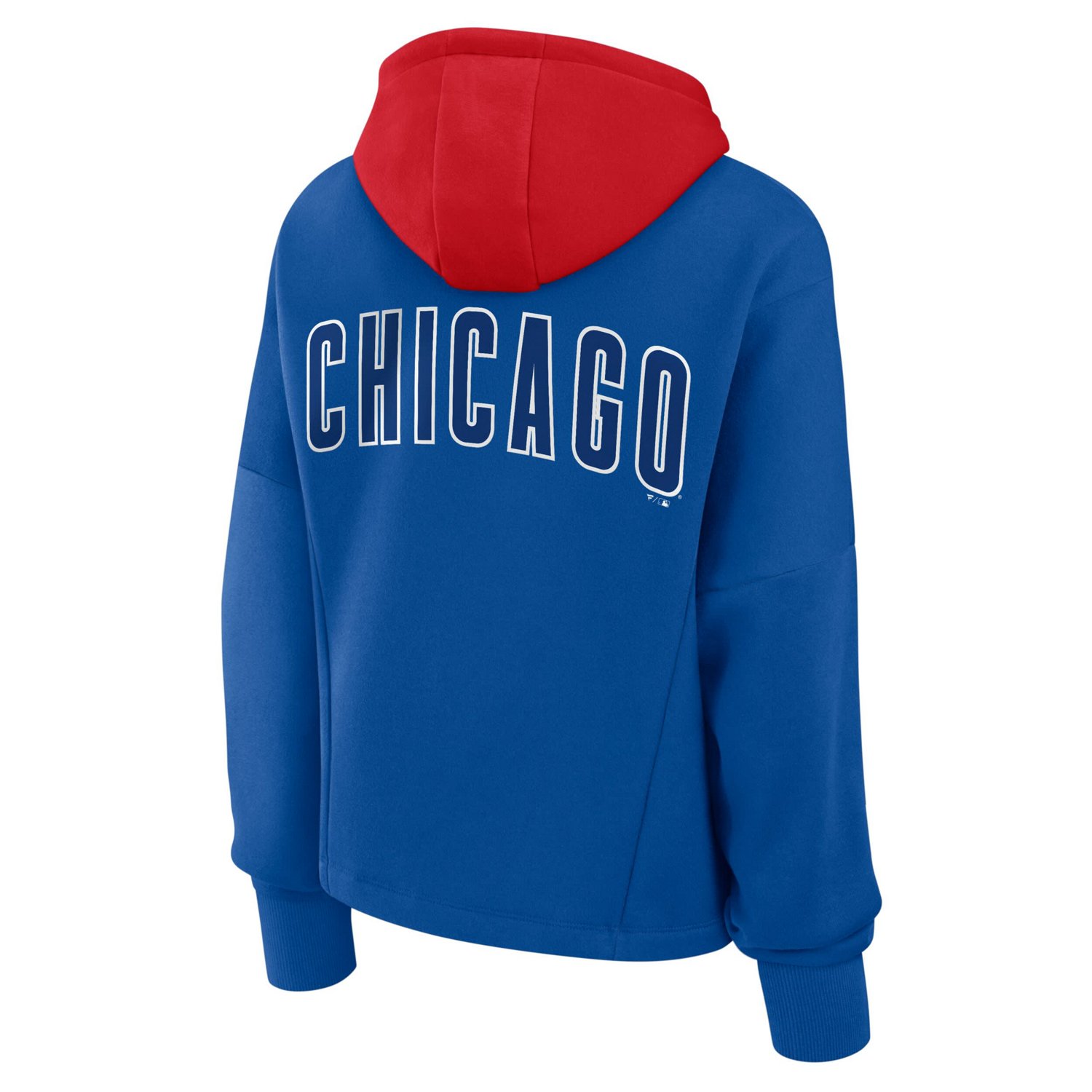 Fanatics Chicago Cubs Oversized High Hip Legacy Fleece Pullover Hoodie                                                           - view number 3