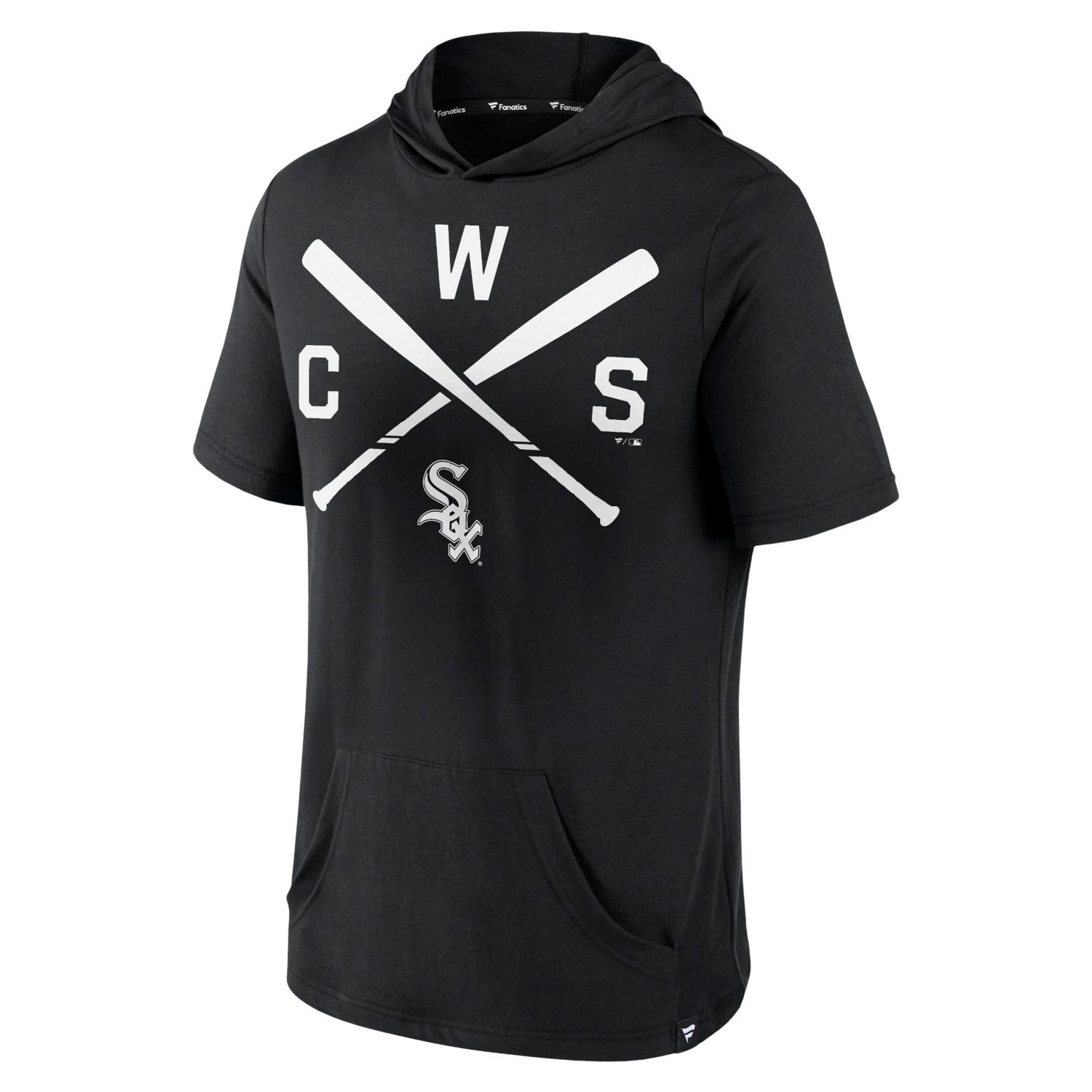 Fanatics Chicago White Sox Iconic Rebel Short Sleeve Pullover Hoodie - view number 2
