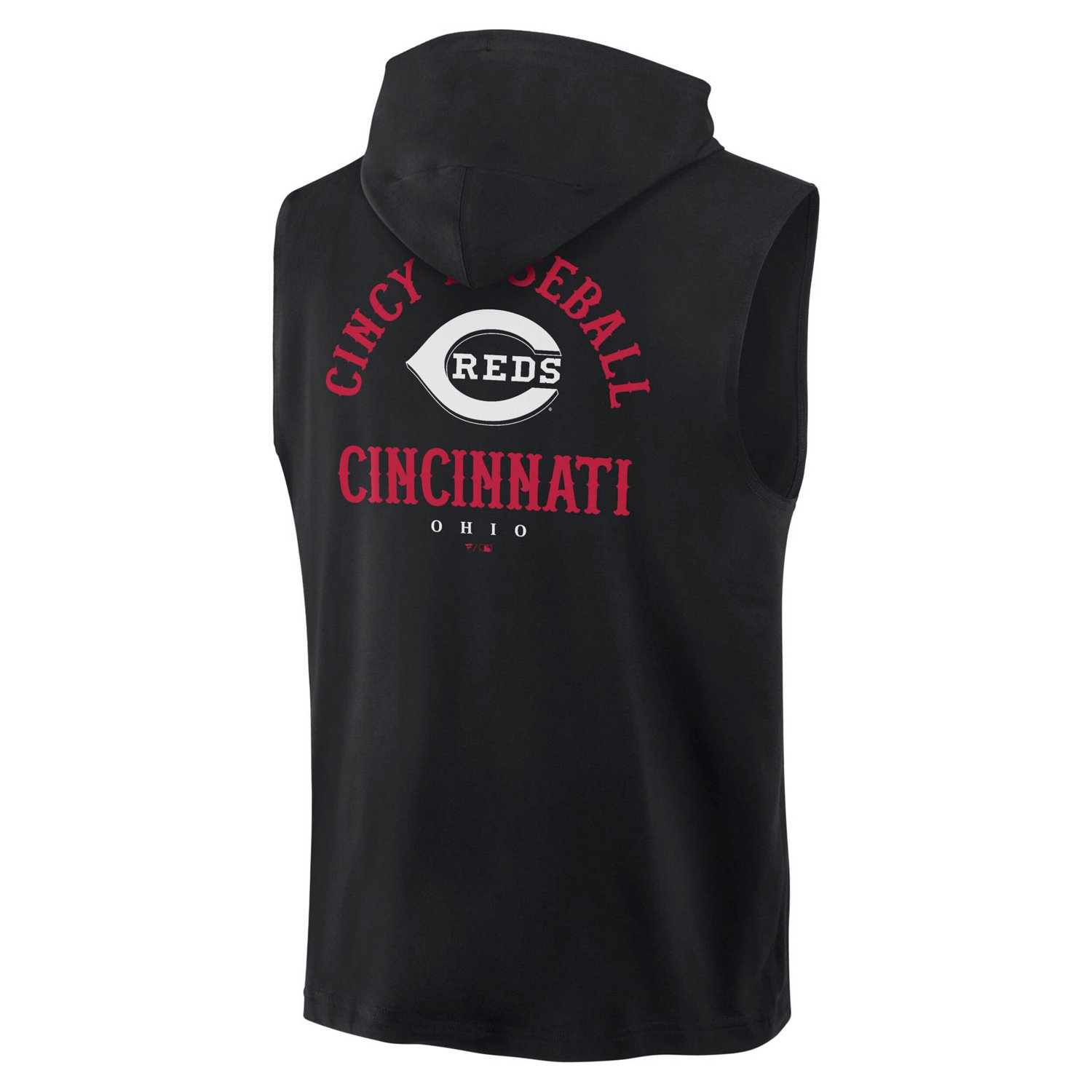 Fanatics Cincinnati Reds Fire Speed Sleeveless Pullover Hoodie - view number 3