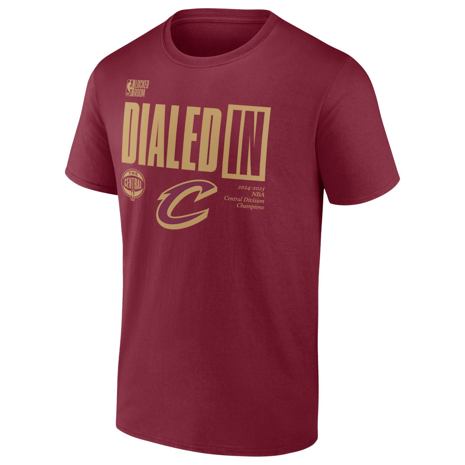 Fanatics Cleveland Cavaliers 2025 Central Division Champions Locker Room T-Shirt