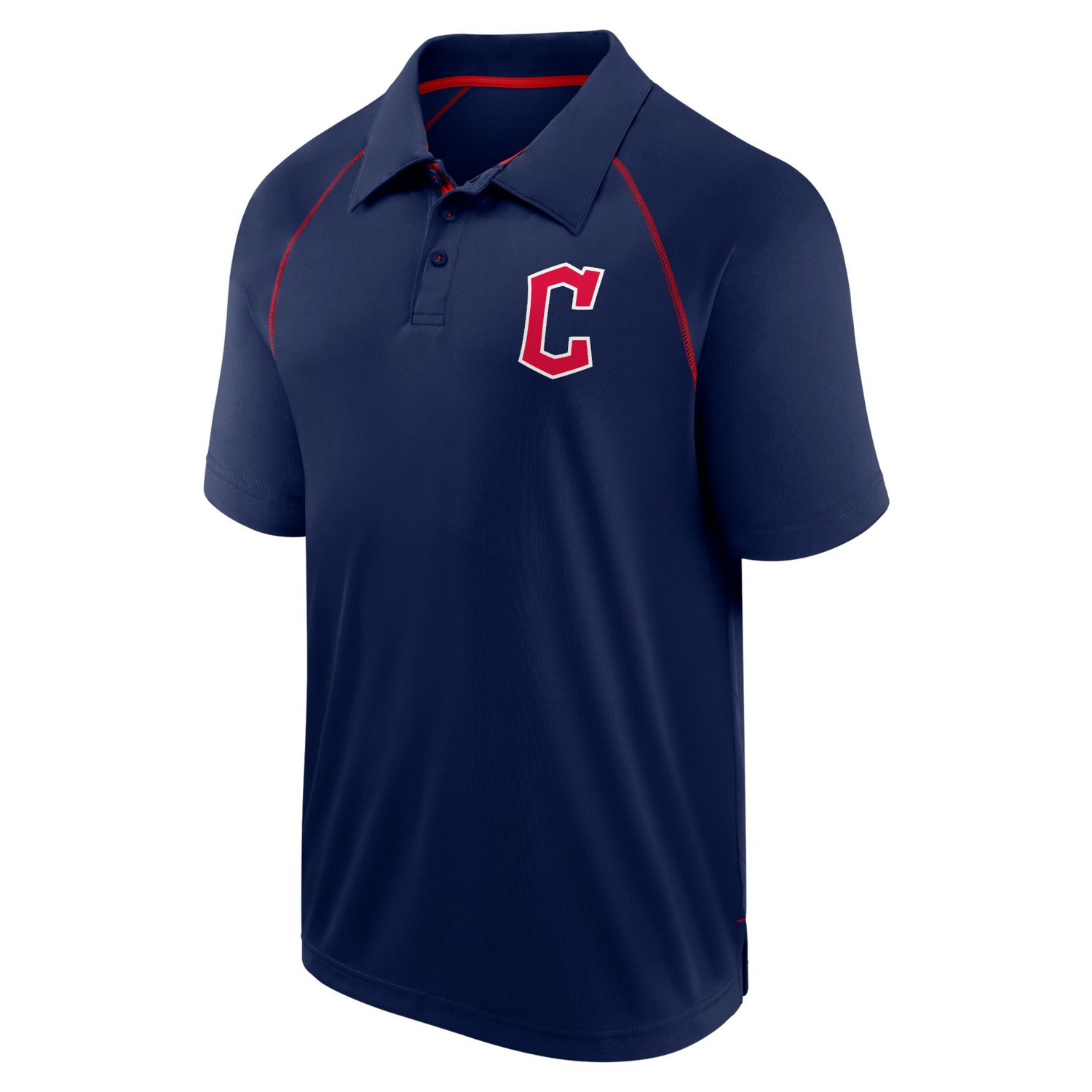 Fanatics Cleveland Guardians Strong Alone Raglan Polo                                                                            - view number 2