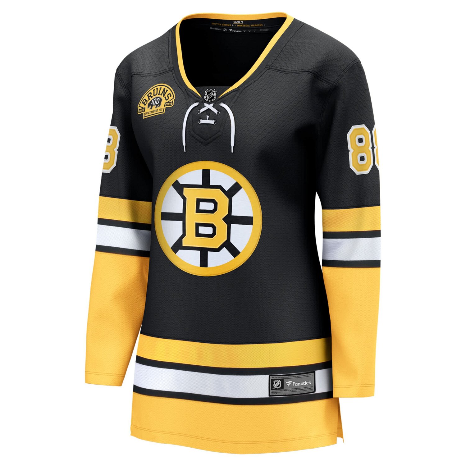 Fanatics David Pastrnak Boston Bruins 100th Anniversary Premier Breakaway Player Jersey - view number 2