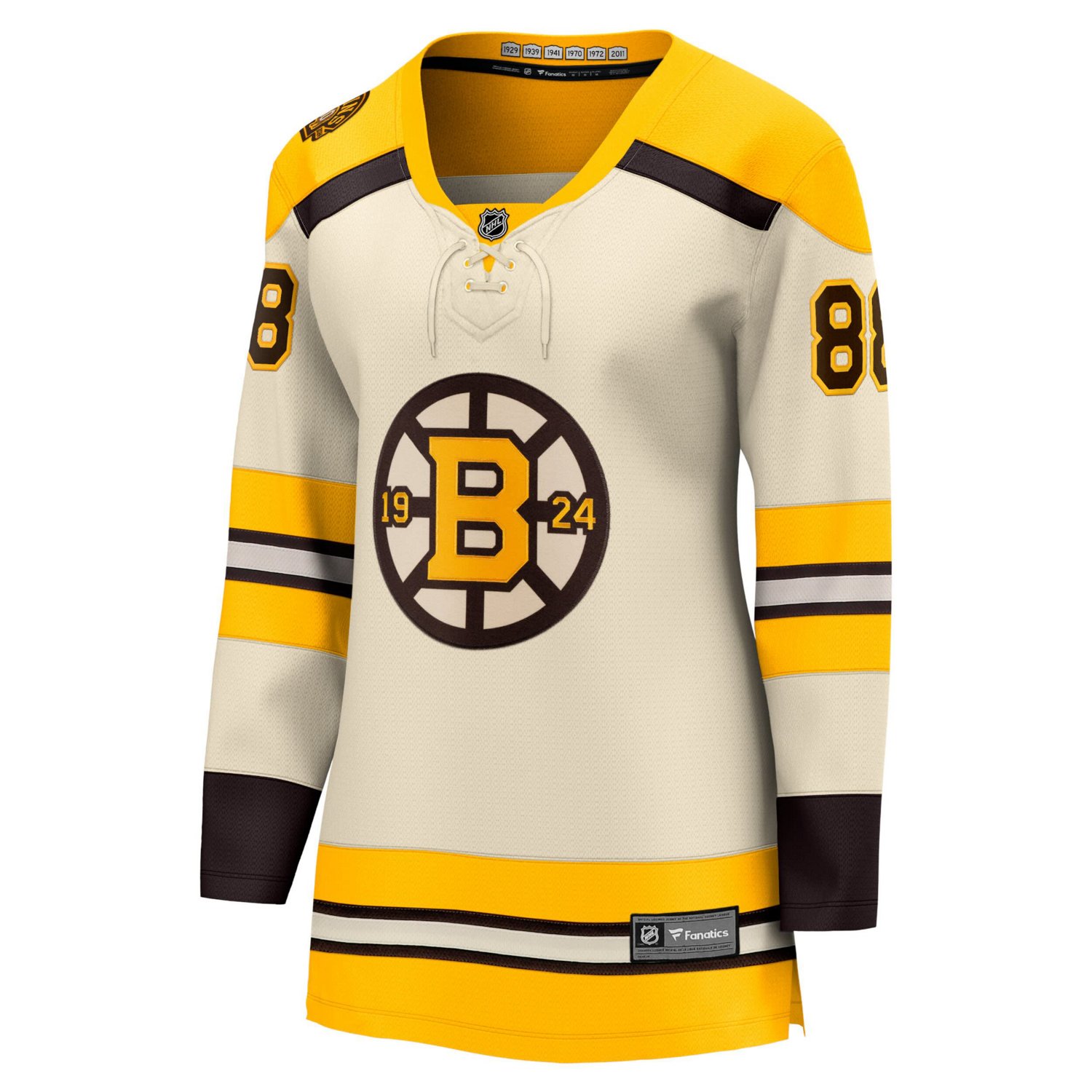 Fanatics David Pastrnak Boston Bruins 100th Anniversary Premier Breakaway Player Jersey - view number 2