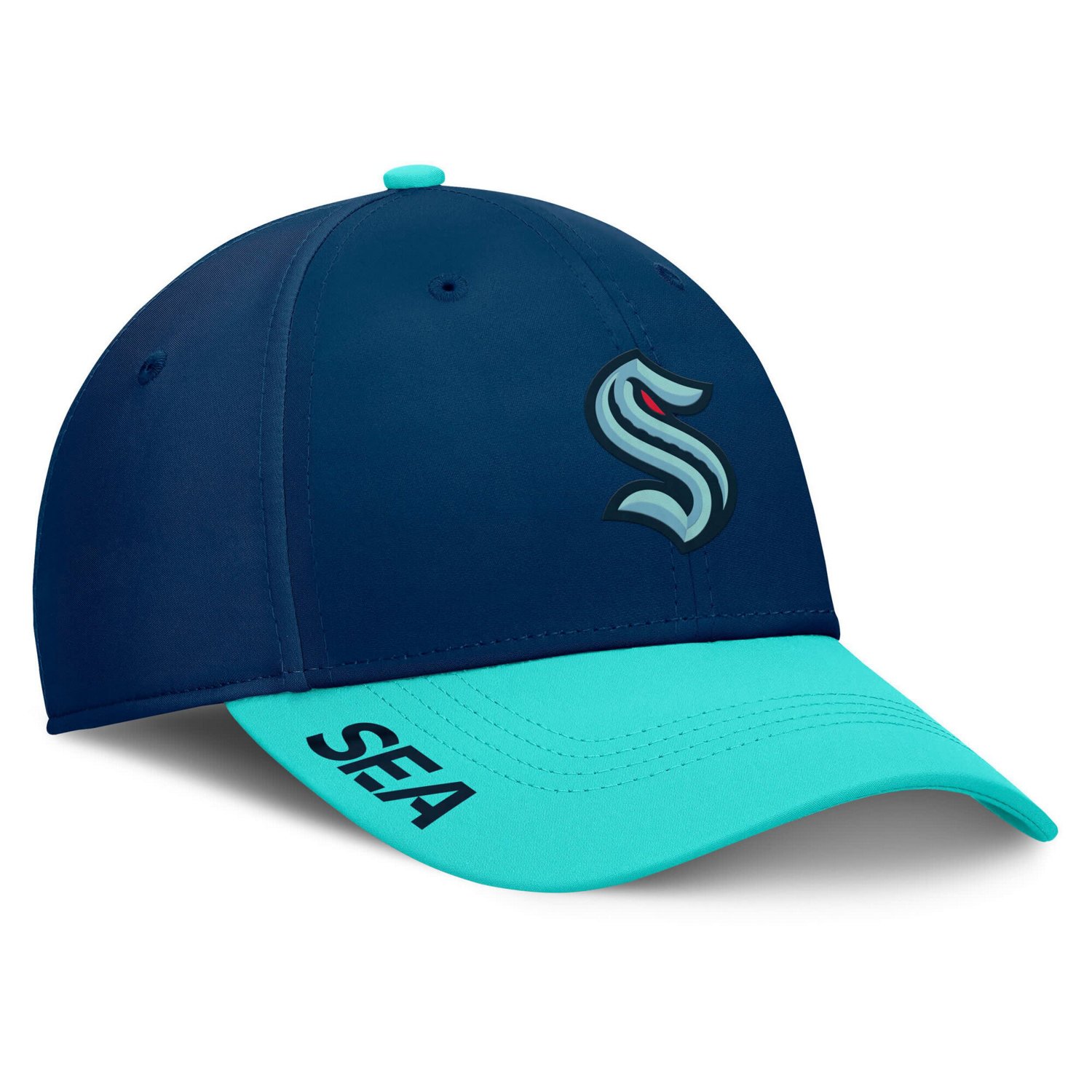 Fanatics Deep Sea Light Seattle Kraken Authentic Pro Rink Flex Hat                                                               - view number 1