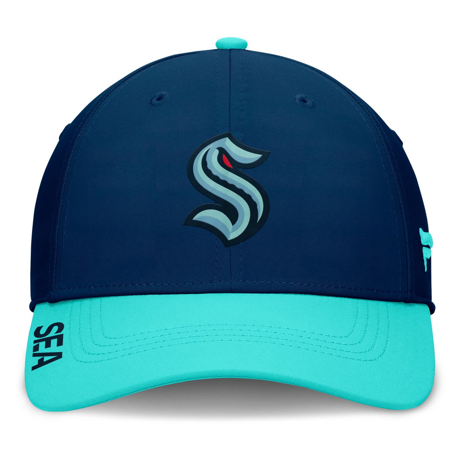 Fanatics Deep Sea Light Seattle Kraken Authentic Pro Rink Flex Hat                                                               - view number 2