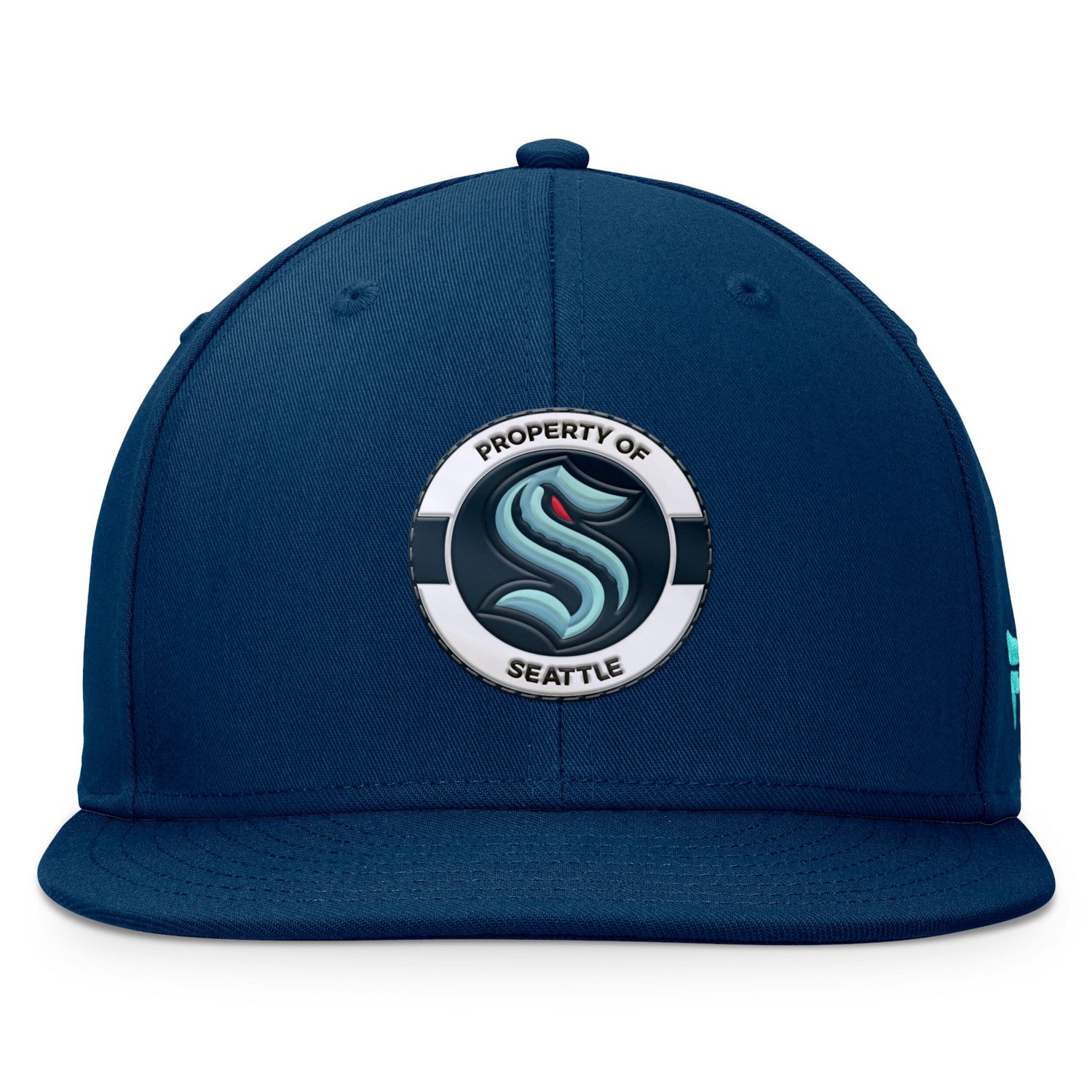 Fanatics Deep Sea Seattle Kraken Authentic Pro Training Camp Snapback Hat - view number 2