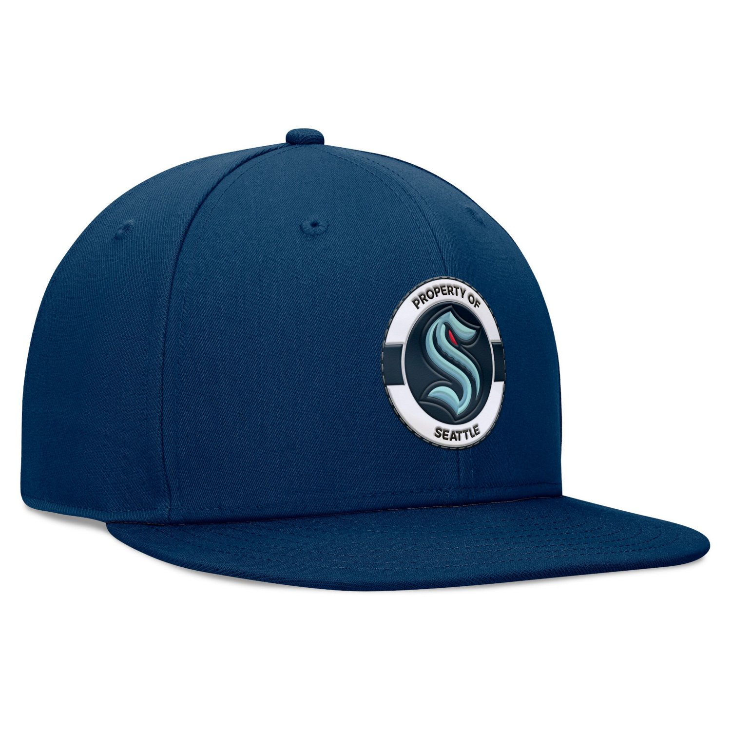 Fanatics Deep Sea Seattle Kraken Authentic Pro Training Camp Snapback Hat - view number 3