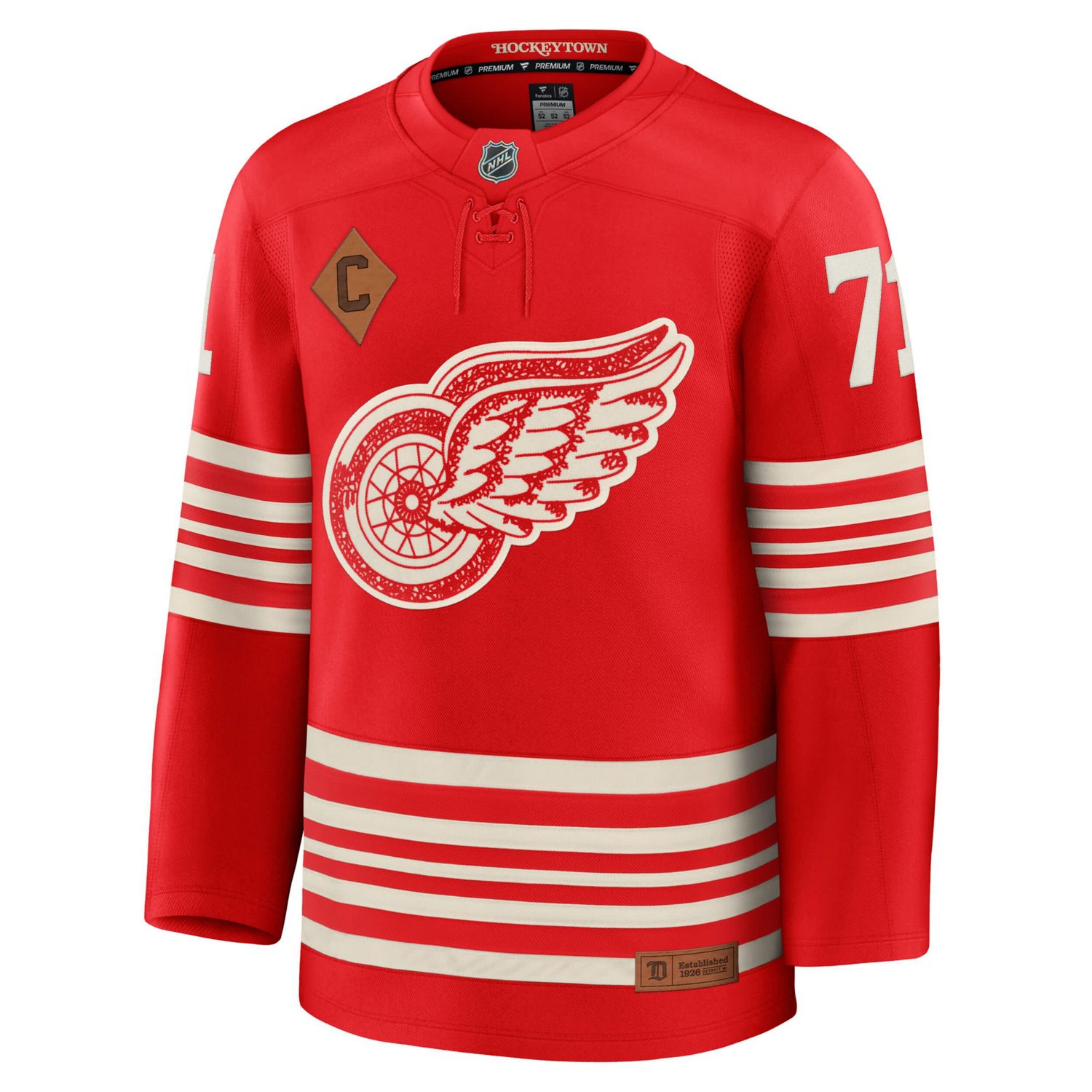 Fanatics Dylan Larkin Detroit Wings Centennial Premium Player Jersey - view number 2
