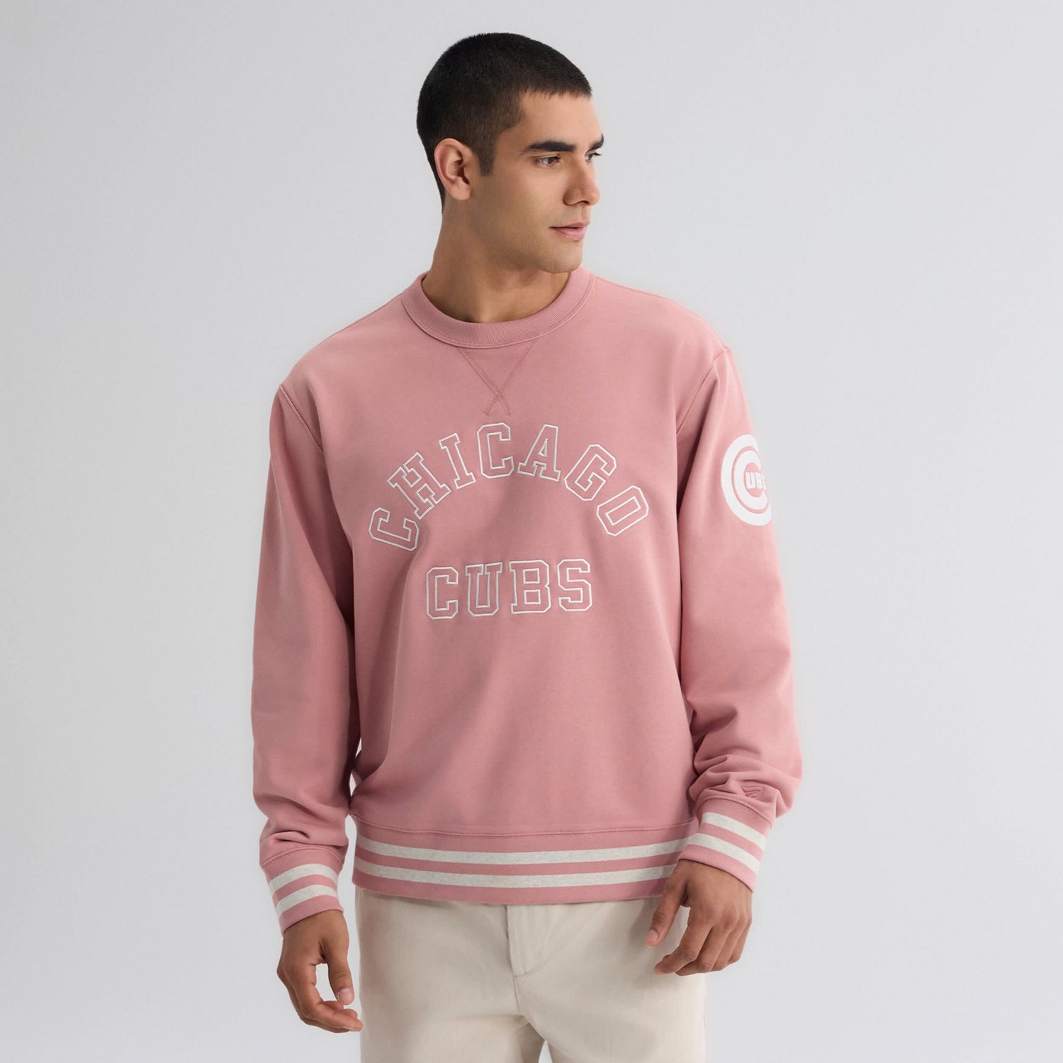 Fanatics Faded Chicago Cubs Iconic Terry Sweatshirt