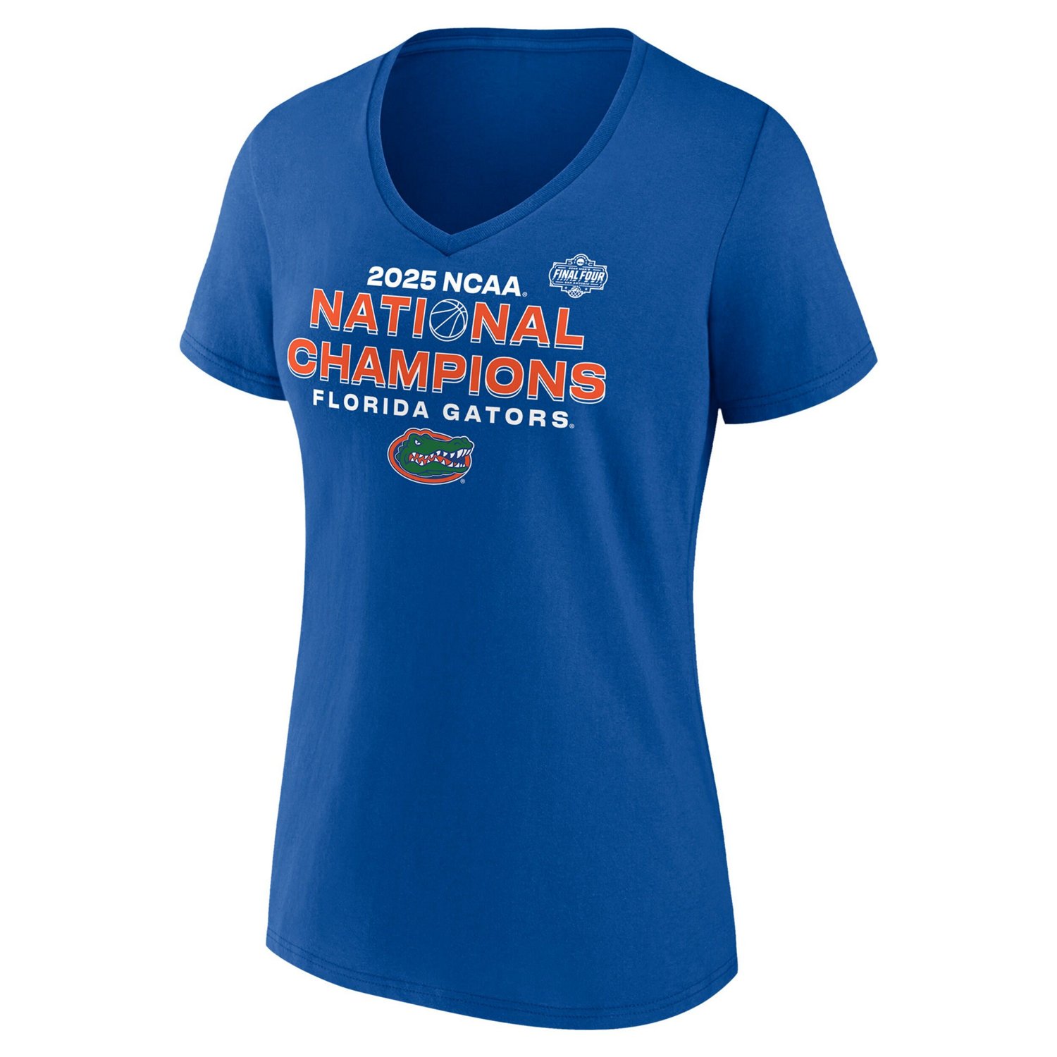 Fanatics Florida Gators 2025 NCAA Men's Basketball National Champions Schedule V-Neck T-Shirt - view number 2