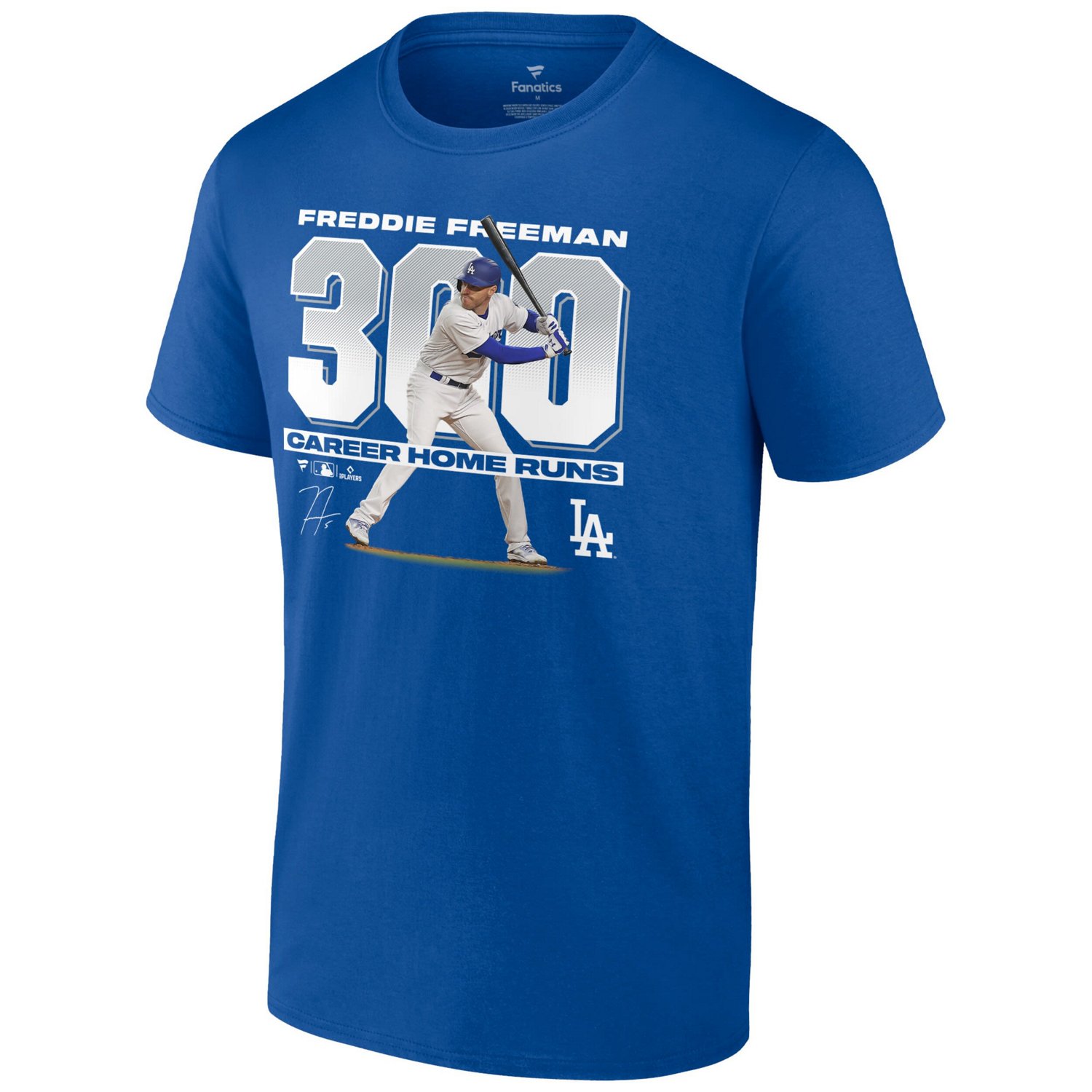 Fanatics Freddie Freeman Los Angeles Dodgers 300 Career Home Runs T-Shirt - view number 2