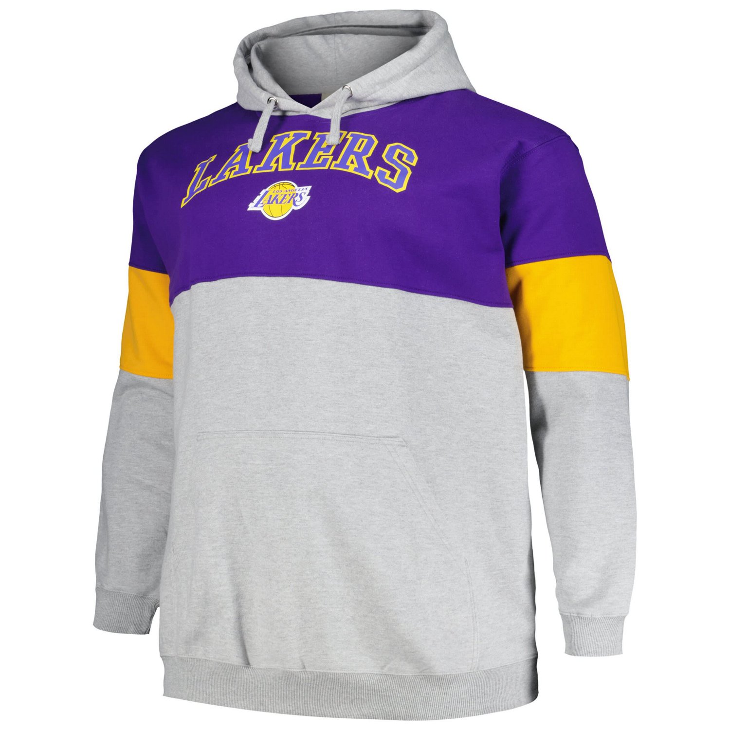 Fanatics Gold Los Angeles Lakers Big  Tall Pullover Hoodie - view number 2