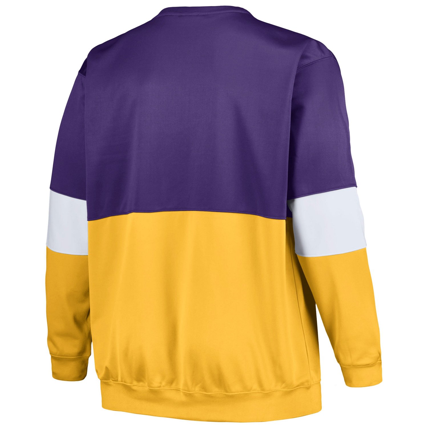 Fanatics Gold Los Angeles Lakers Big  Tall Split Pullover Sweatshirt - view number 3