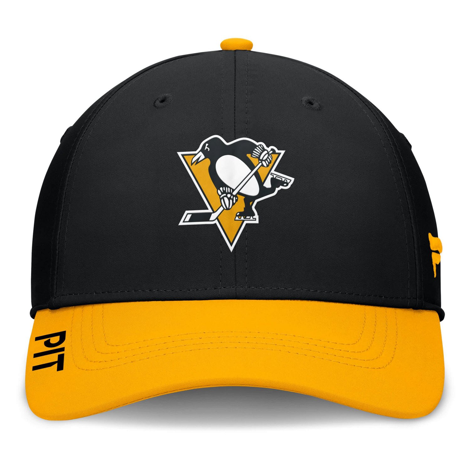 Fanatics Gold Pittsburgh Penguins Authentic Pro Rink Flex Hat - view number 2