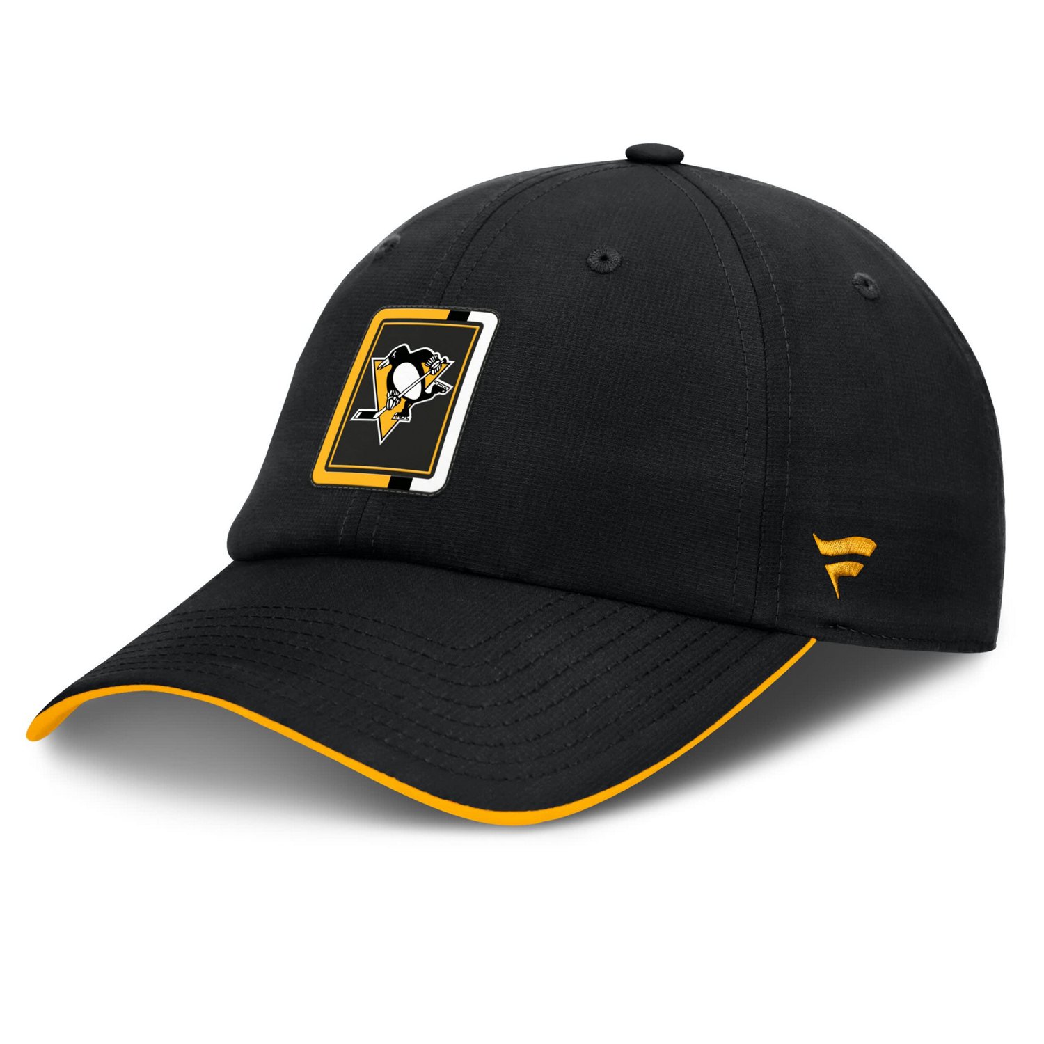 Fanatics Gold Pittsburgh Penguins Authentic Pro Ripstop Adjustable Hat