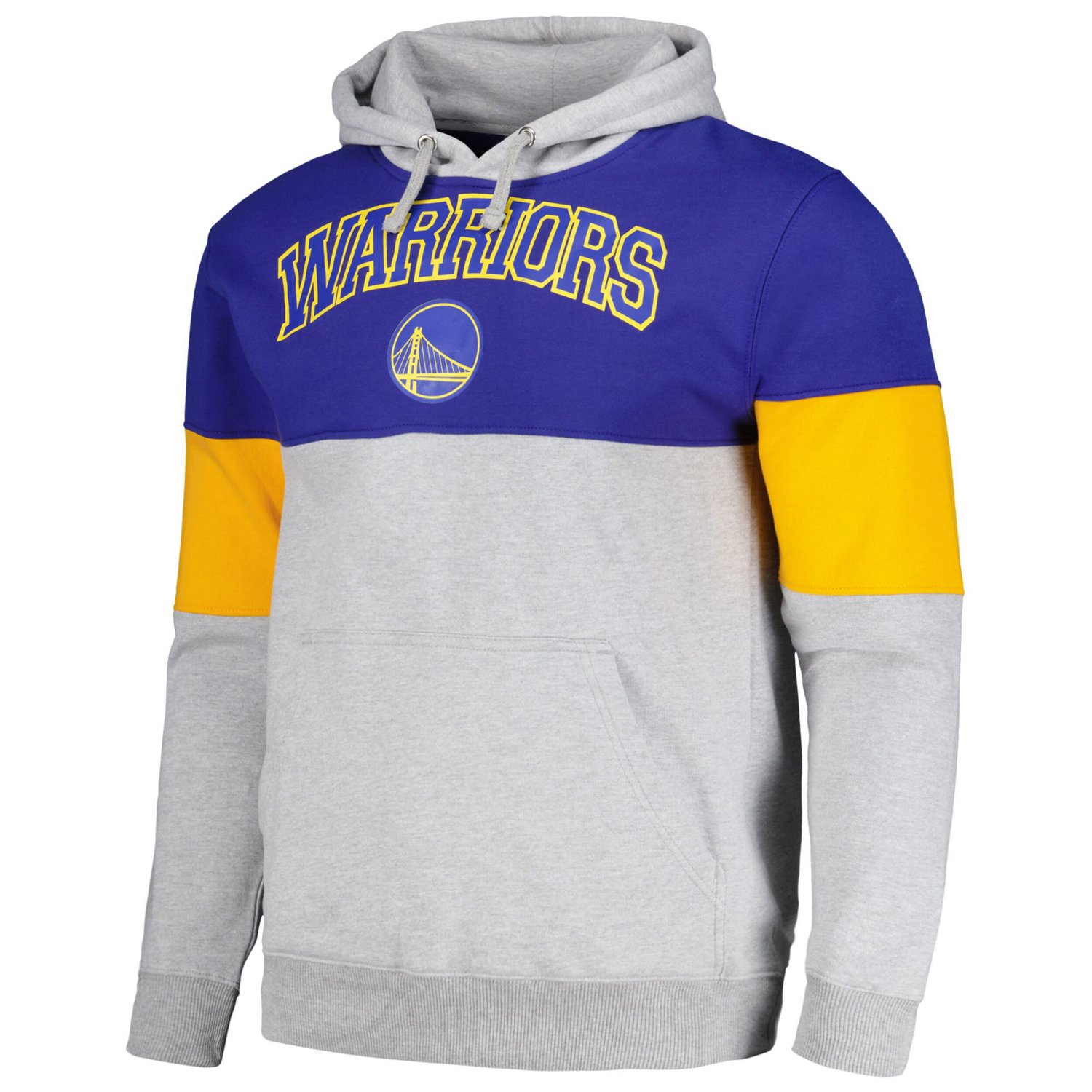 Fanatics Golden State Warriors Contrast Pieced Pullover Hoodie