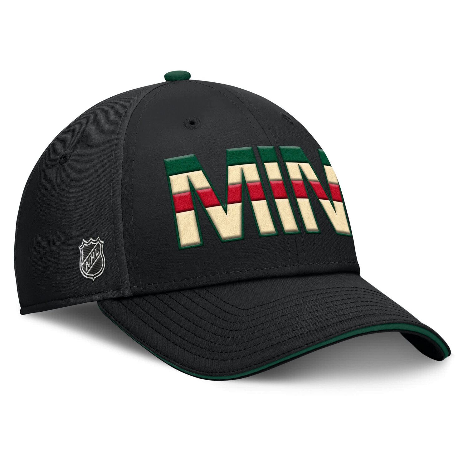Fanatics Green Minnesota Wild Authentic Pro Rink Team Code Flex Hat - view number 3
