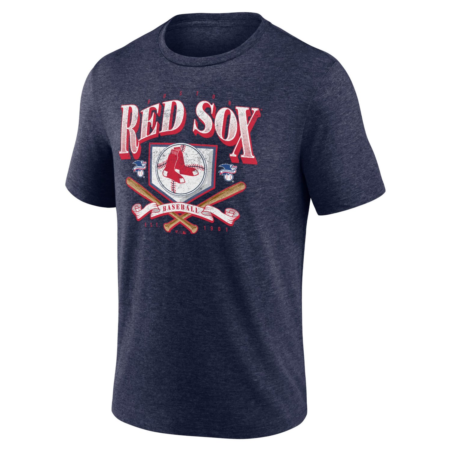 Fanatics Heather Boston Red Sox Home Team Tri-Blend T-Shirt - view number 2