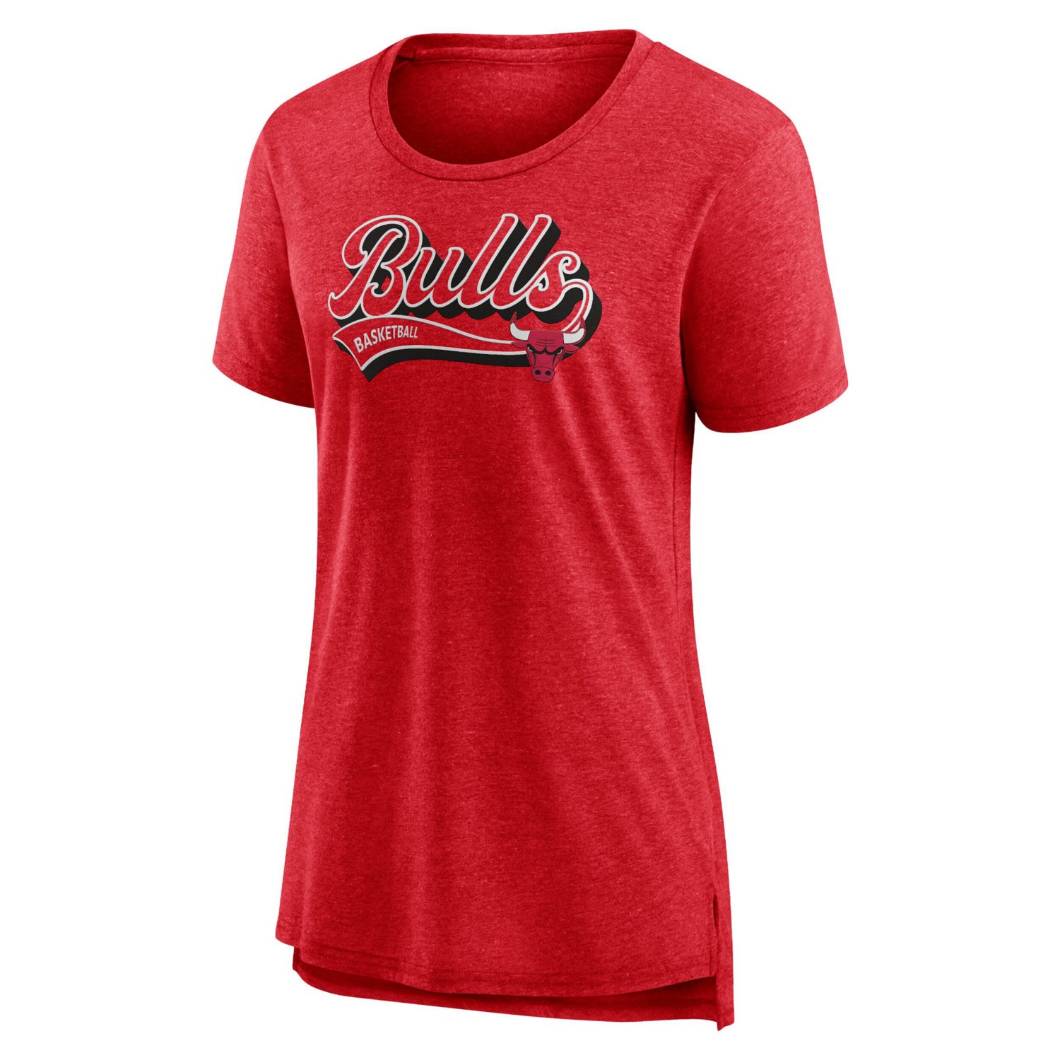 Fanatics Heather Chicago Bulls League Leader Tri-Blend T-Shirt - view number 2
