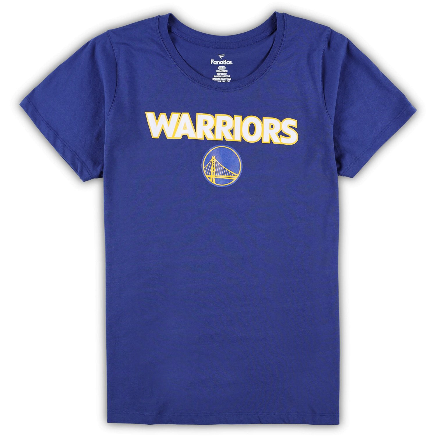 Fanatics /Heather Gray Golden State Warriors Plus Size T-Shirt  Shorts Combo Set                                                 - view number 2