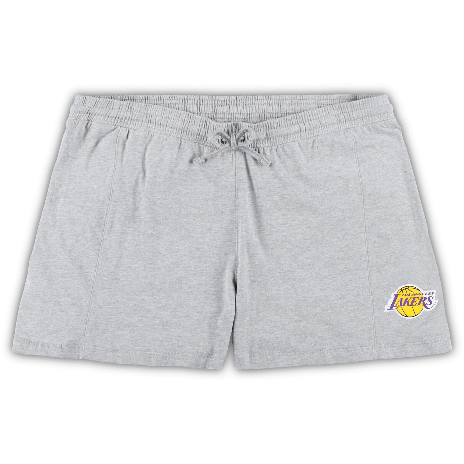 Fanatics /Heather Gray Los Angeles Lakers Plus Size T-Shirt  Shorts Combo Set                                                    - view number 3
