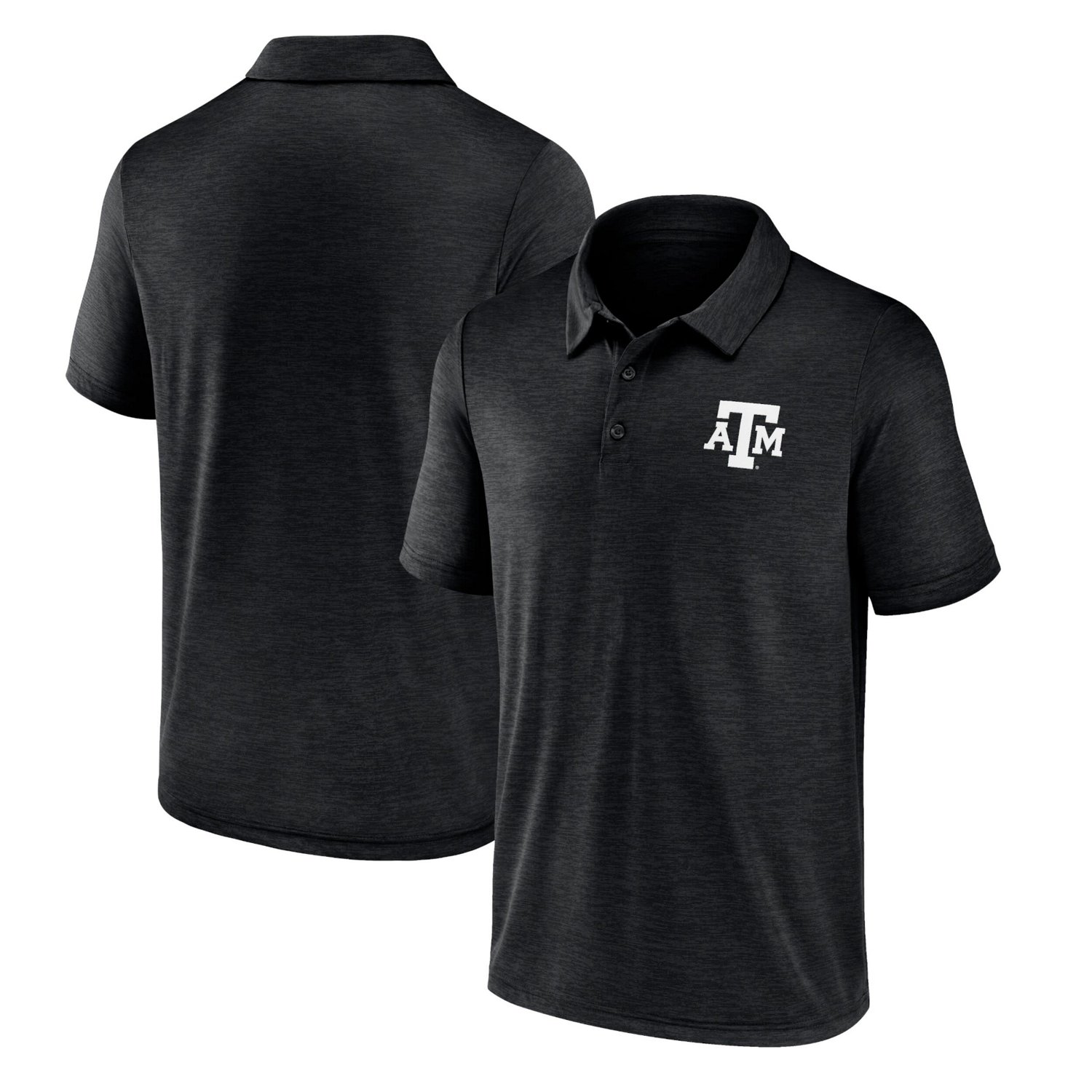 Fanatics Heather Gray Texas AM Aggies Primary Logo Polo                                                                          - view number 1