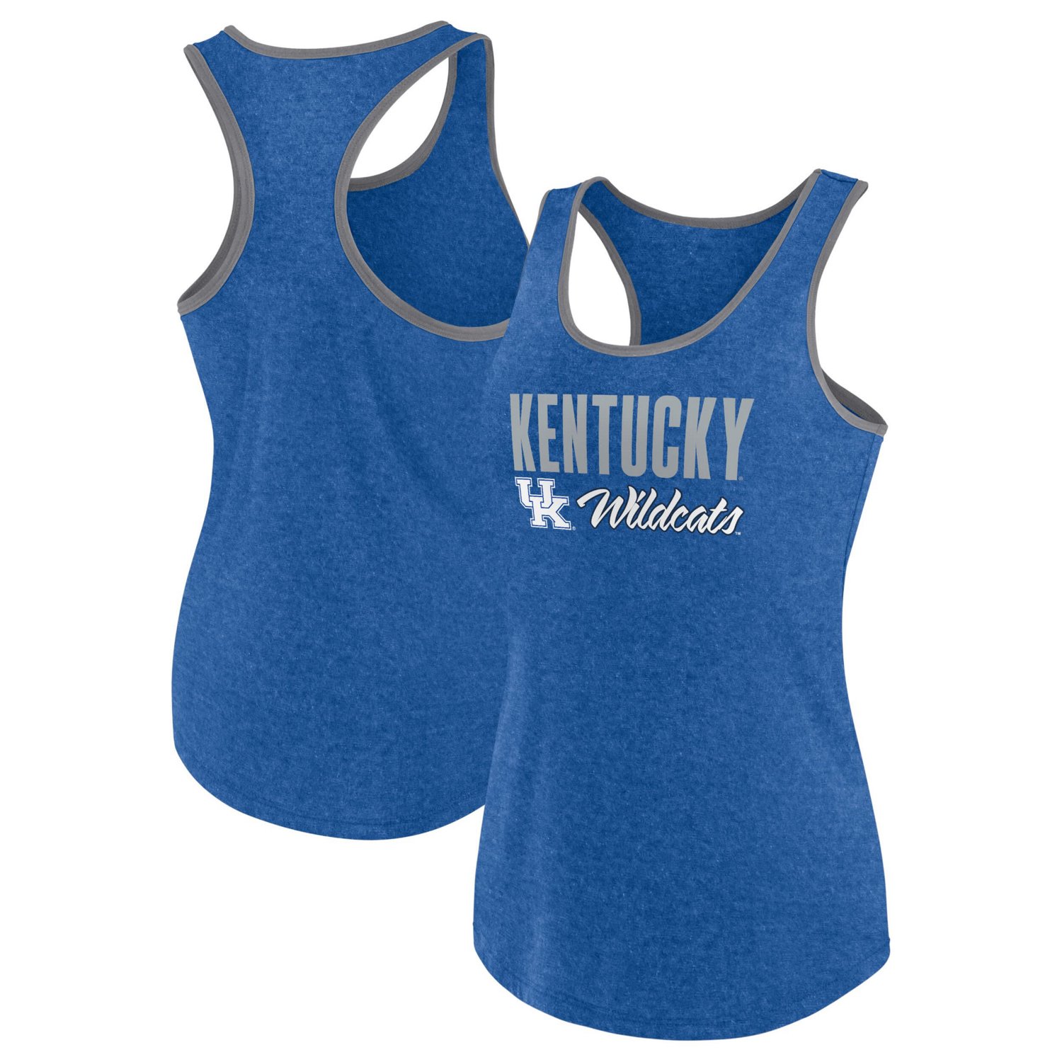 Fanatics Heather Kentucky Wildcats Fuel Racerback Tank Top