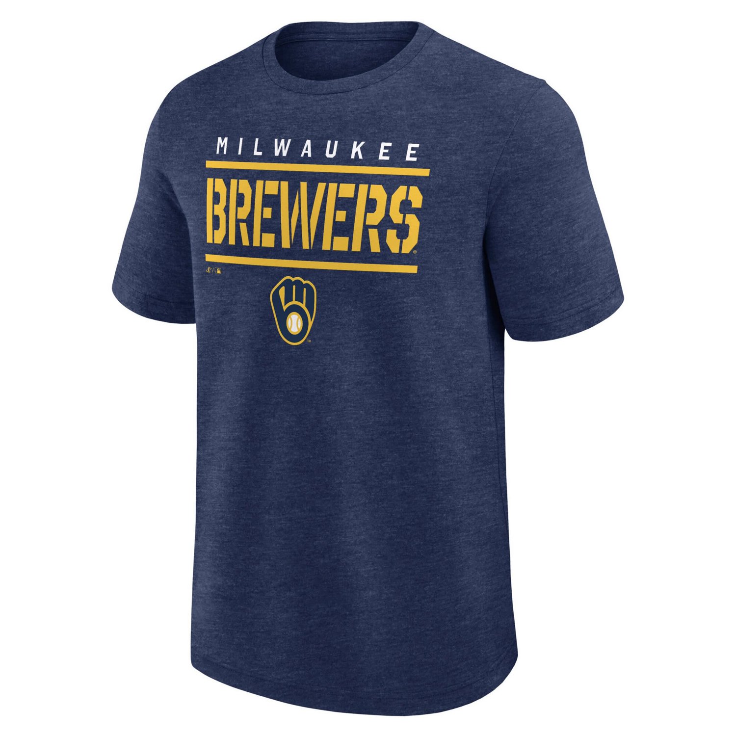 Fanatics Heather Milwaukee Brewers Top Notch T-Shirt - view number 2