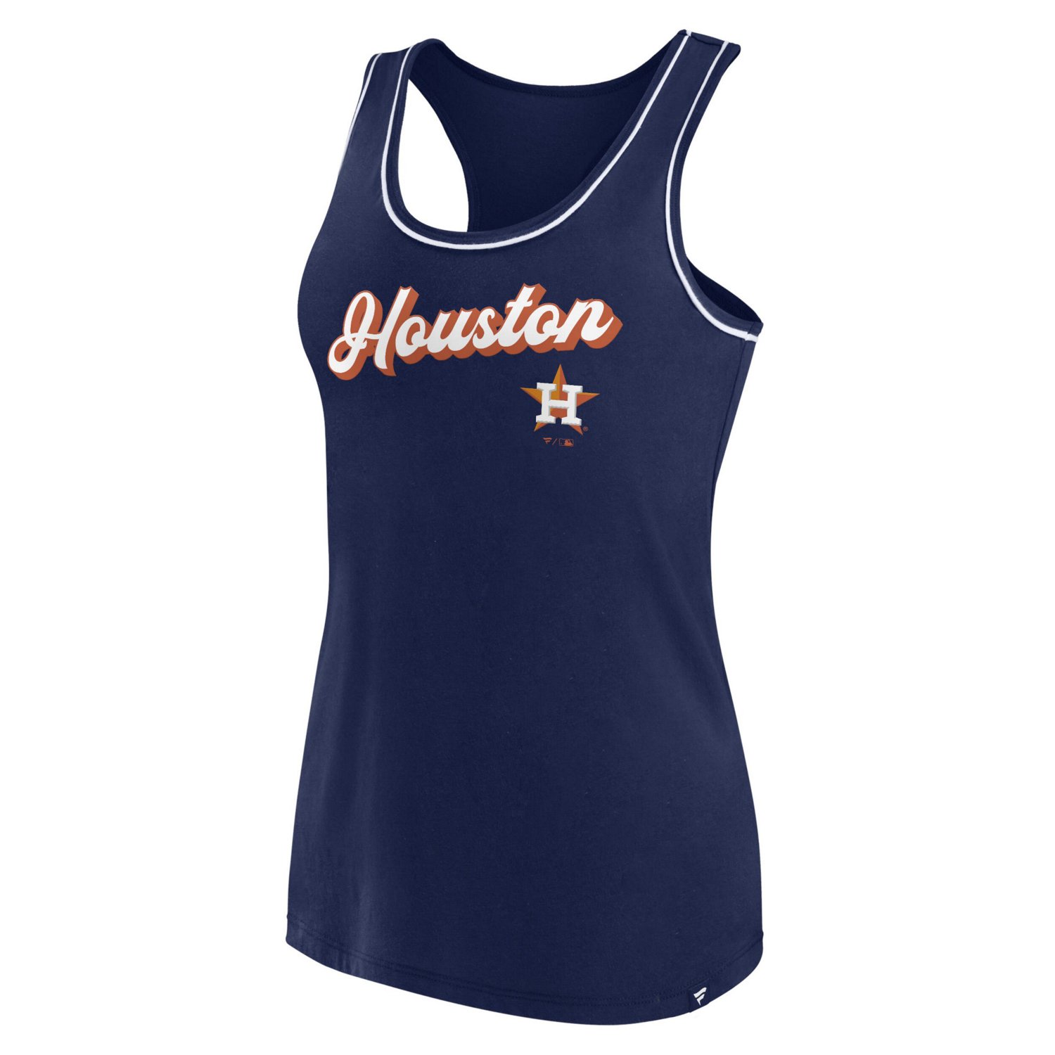Fanatics Houston Astros Wordmark Logo Racerback Tank Top - view number 2