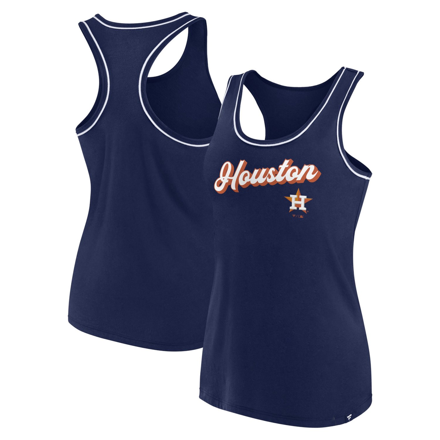Fanatics Houston Astros Wordmark Logo Racerback Tank Top - view number 1