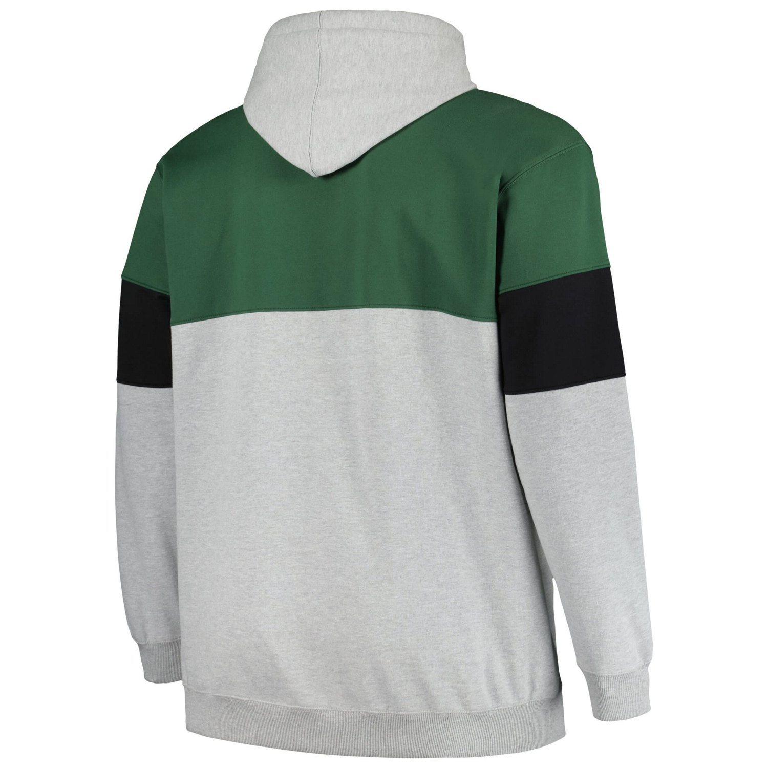Fanatics Hunter Black Milwaukee Bucks Big  Tall Pullover Hoodie