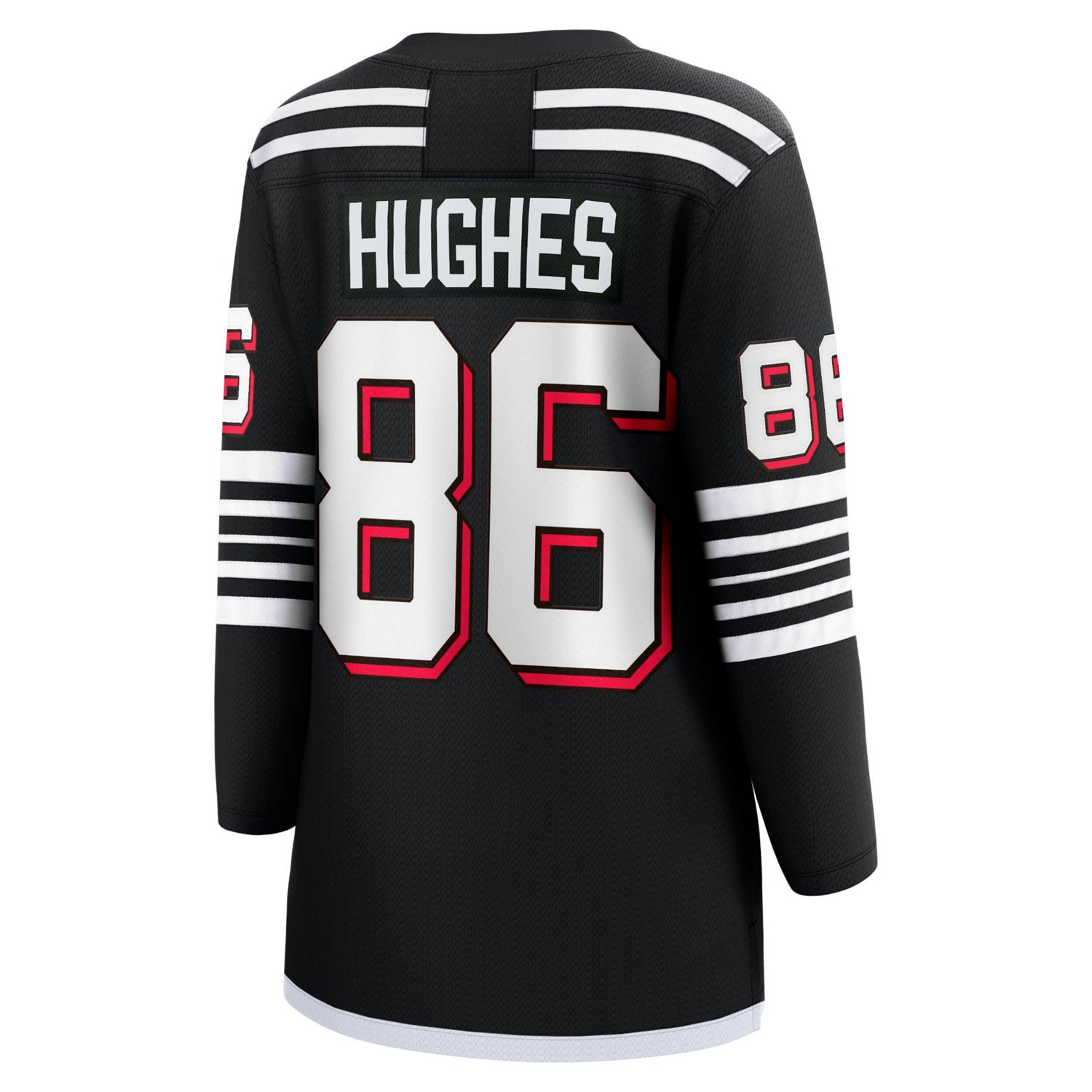 Fanatics Jack Hughes New Jersey Devils Alternate Premier Breakaway Player Jersey - view number 3