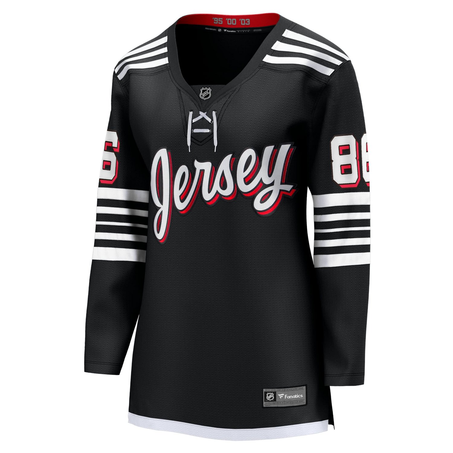 Fanatics Jack Hughes New Jersey Devils Alternate Premier Breakaway Player Jersey - view number 2