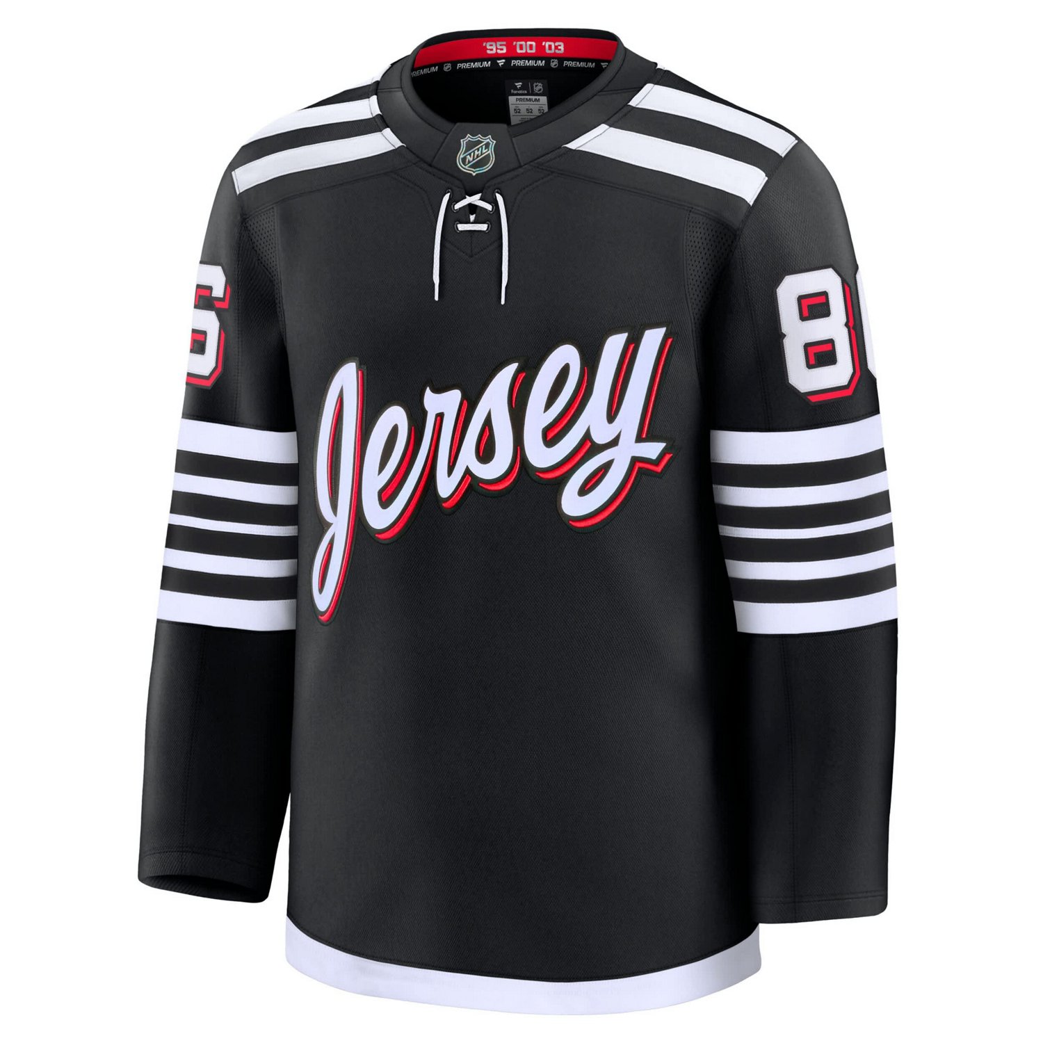 Fanatics Jack Hughes New Jersey Devils Alternate Premium Jersey                                                                  - view number 2