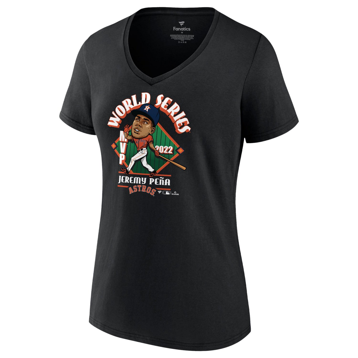 Fanatics Jeremy Pea Houston Astros 2022 World Series Champions MVP Plus Size Name  Number T-Shirt - view number 2