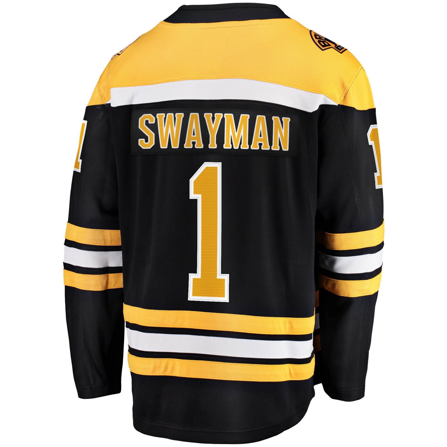 Fanatics Jeremy Swayman Boston Bruins Home Breakaway Replica Jersey                                                              - view number 3