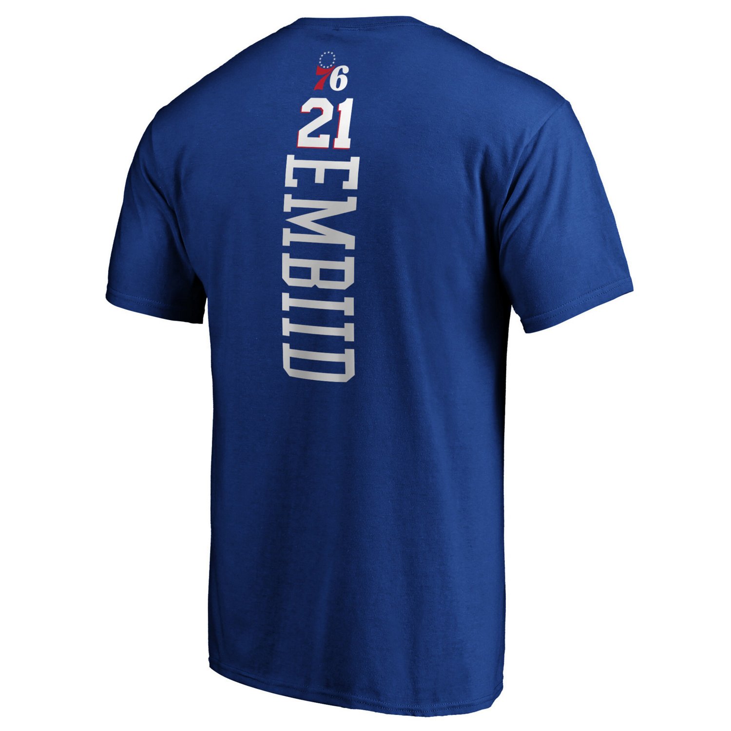 Fanatics Joel Embiid Philadelphia 76ers Playmaker Name  Number T-Shirt - view number 3