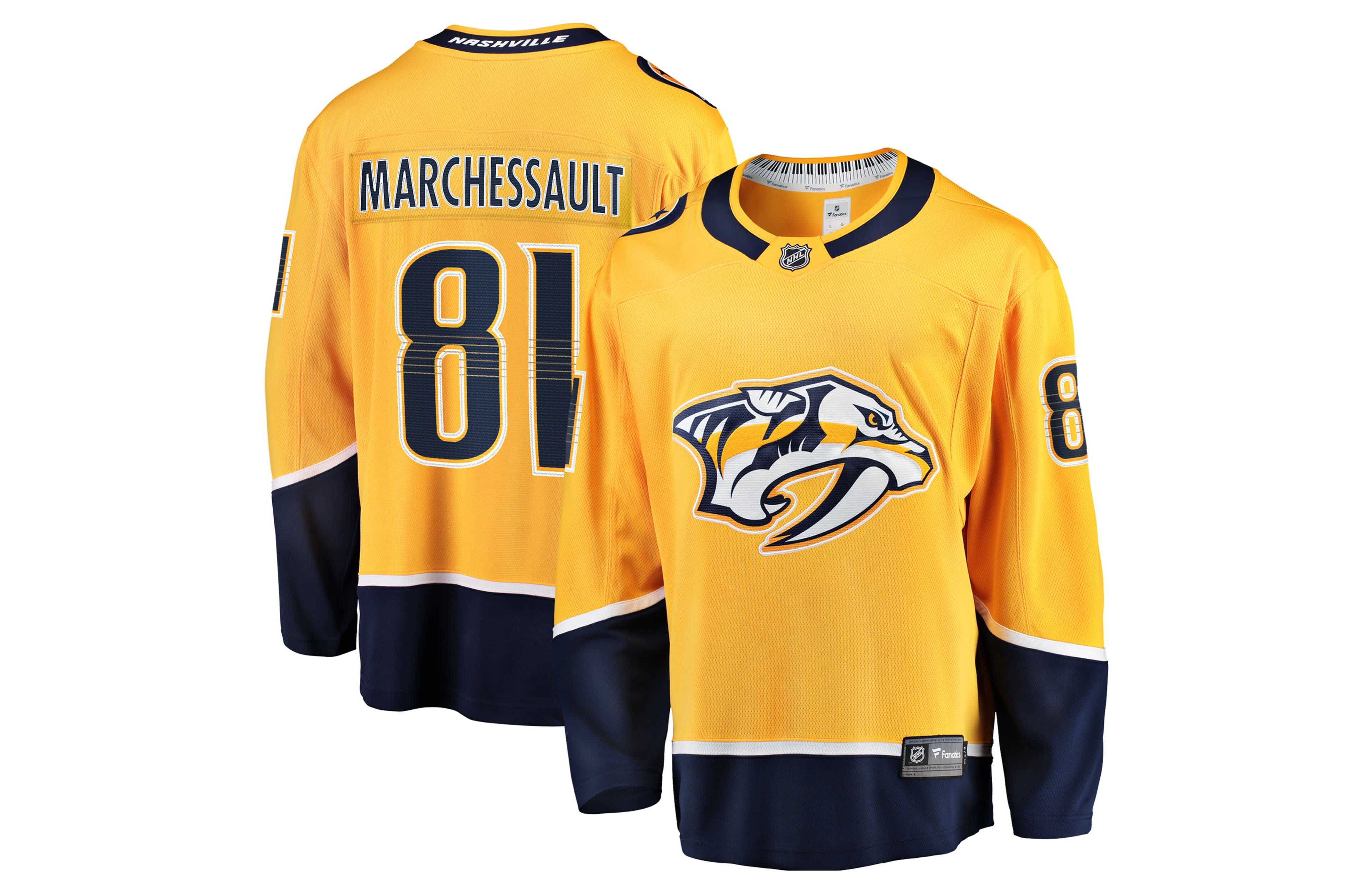 Fanatics Jonathan Marchessault Nashville Predators Home Premier Breakaway Player Jersey