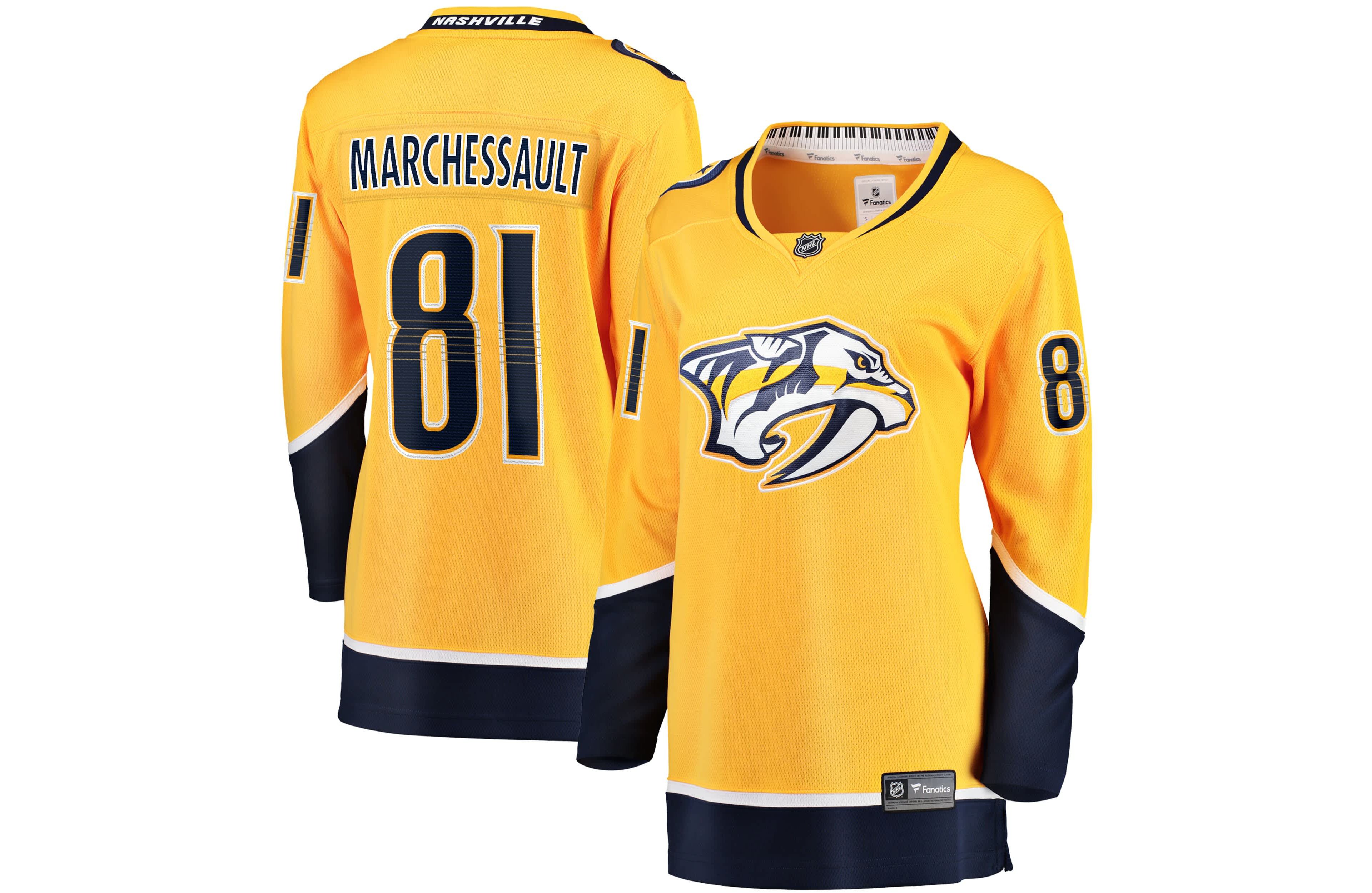 Fanatics Jonathan Marchessault Nashville Predators Home Premier Breakaway Player Jersey