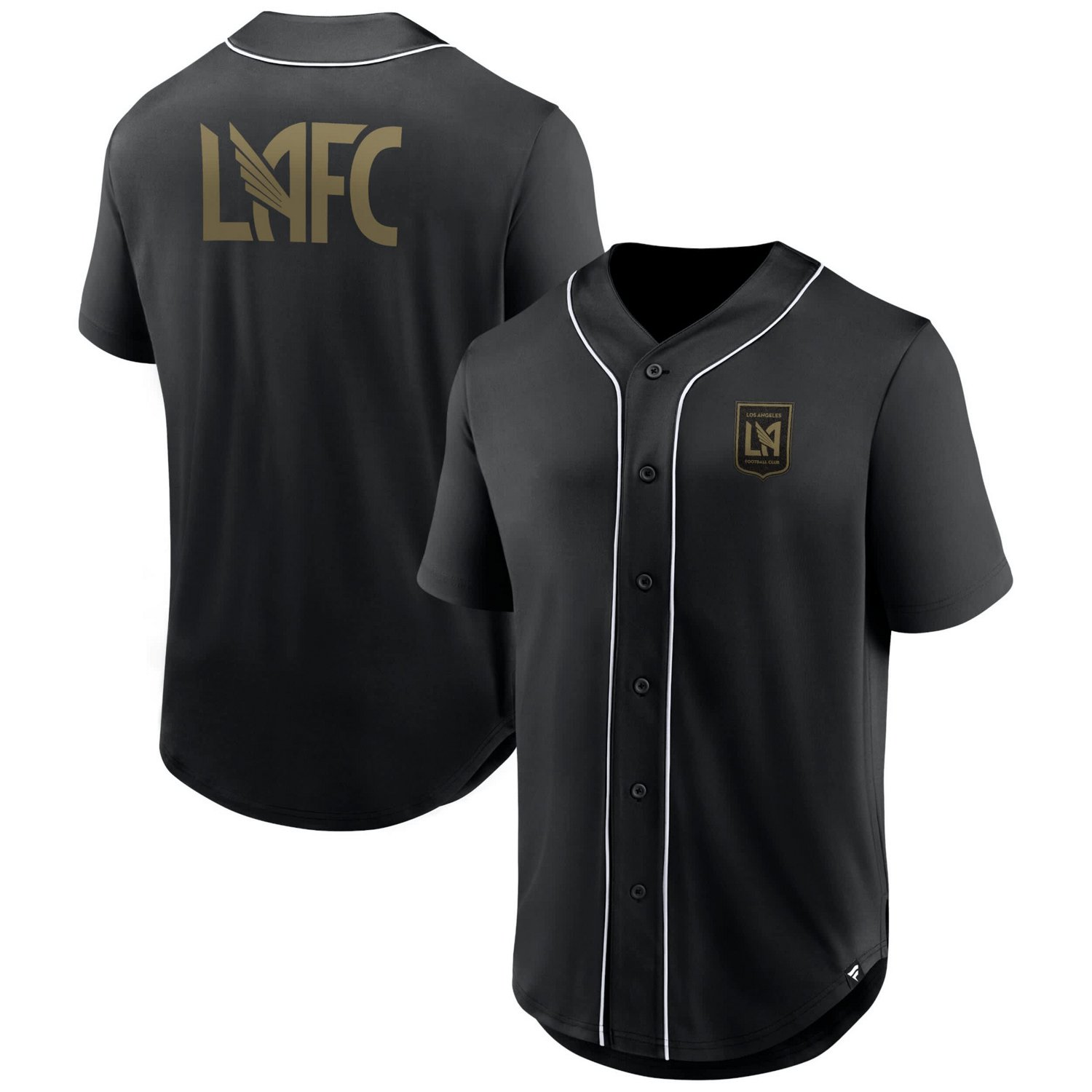 Fanatics LAFC Third Period Fashion Baseball Button-Up Jersey