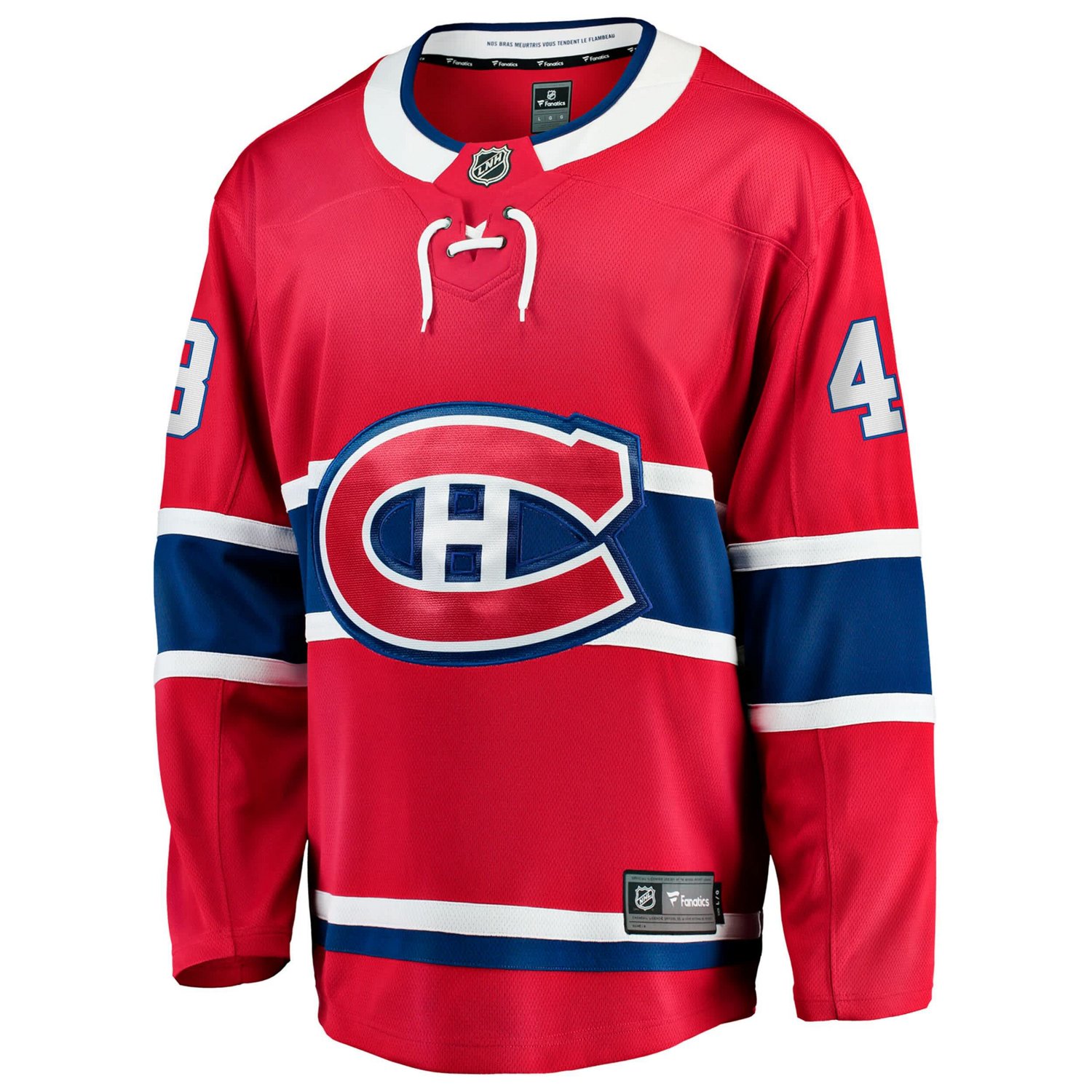 Fanatics Lane Hutson Montreal Canadiens Home Breakaway Jersey - view number 2